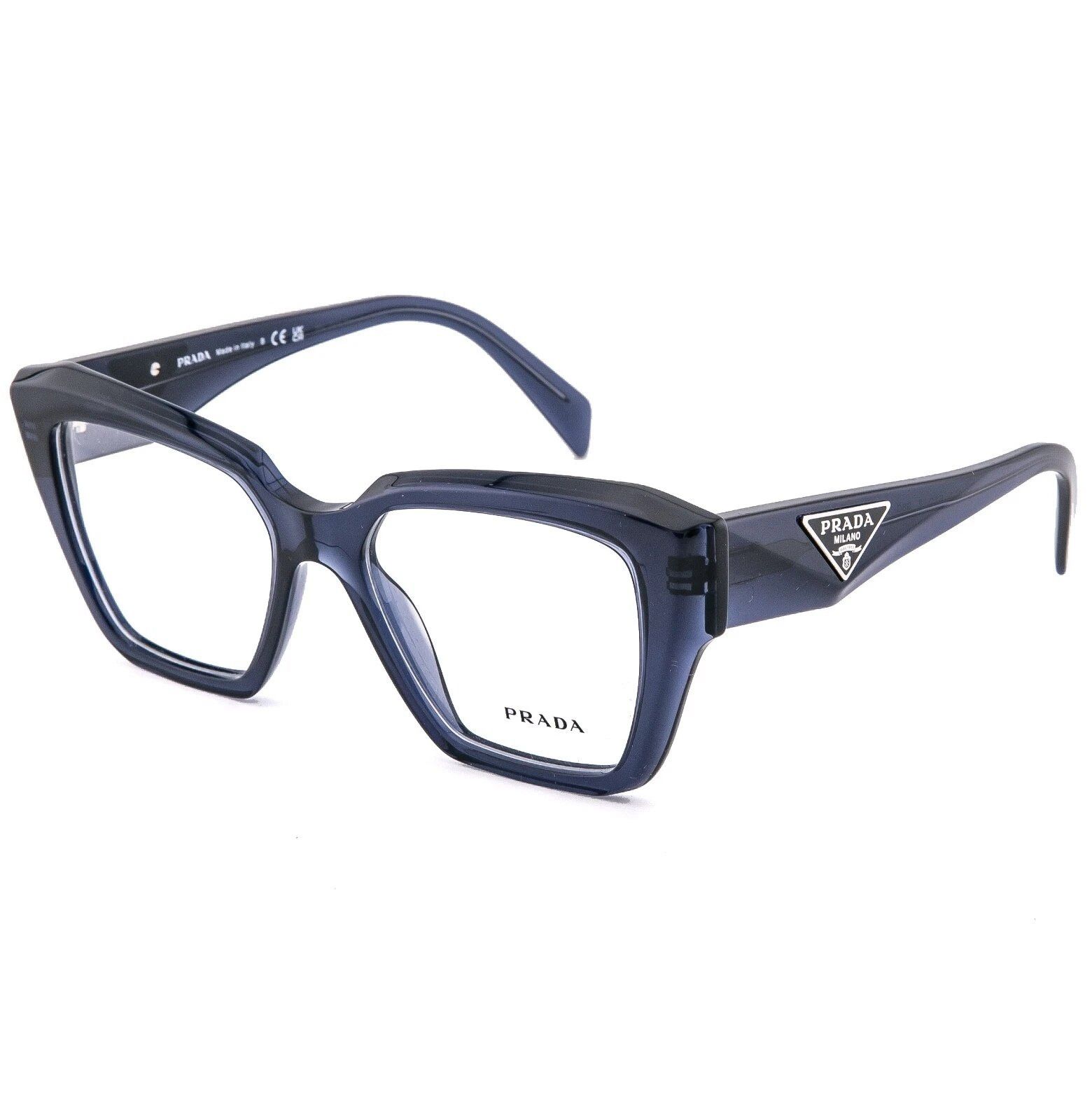 Prada PRADA SYMBOLE PR09ZV Crystal Blue Triangle Eyeglass 09ZV 09Z Size ONE SIZE - 4 Thumbnail