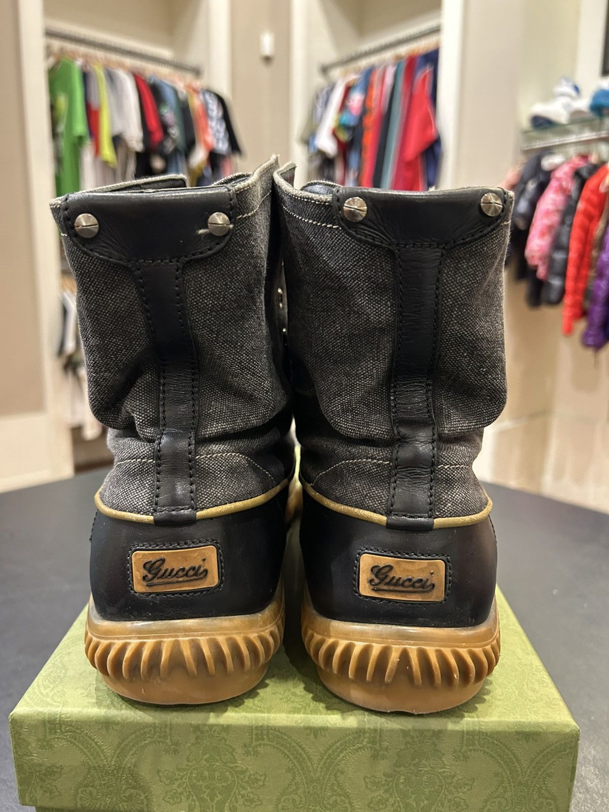 Gucci Gucci Canvas Boots Size US 10 / EU 43 - 3 Thumbnail