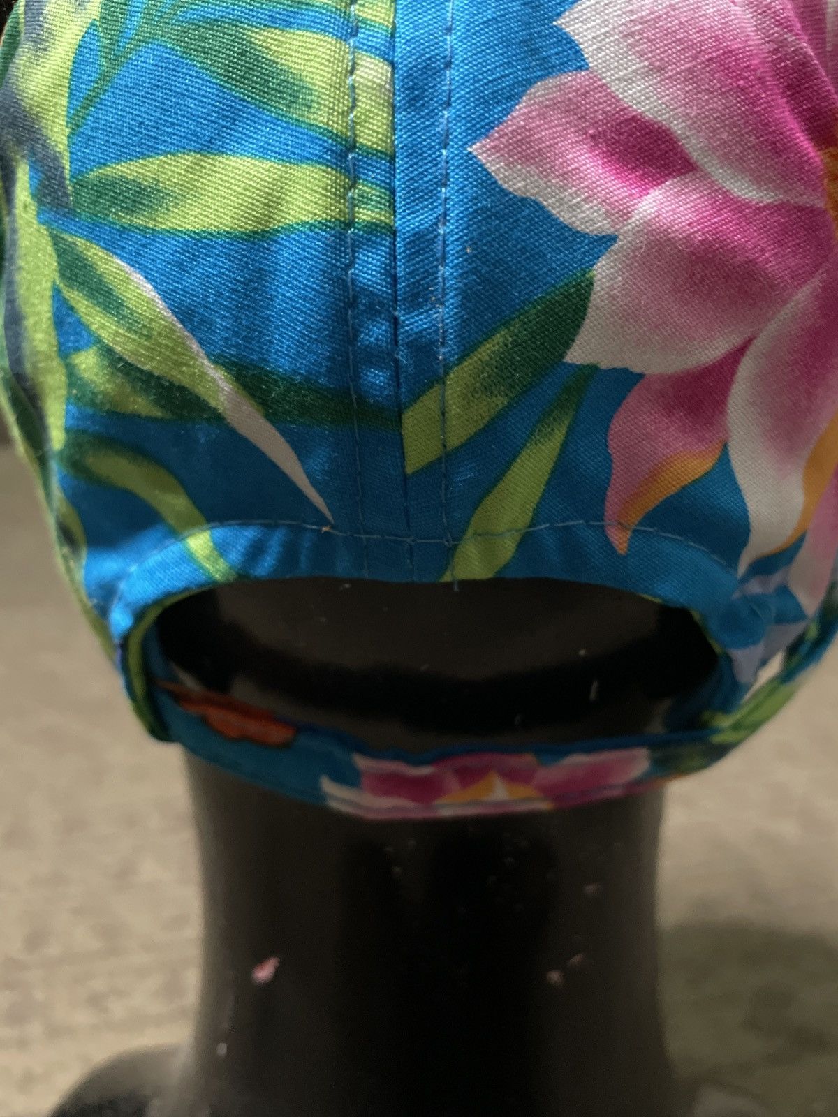 Vintage × Yupong Vintage Kauai Cord Hat Cap Hawaii Floral Strapback yupoong Size ONE SIZE - 7 Thumbnail