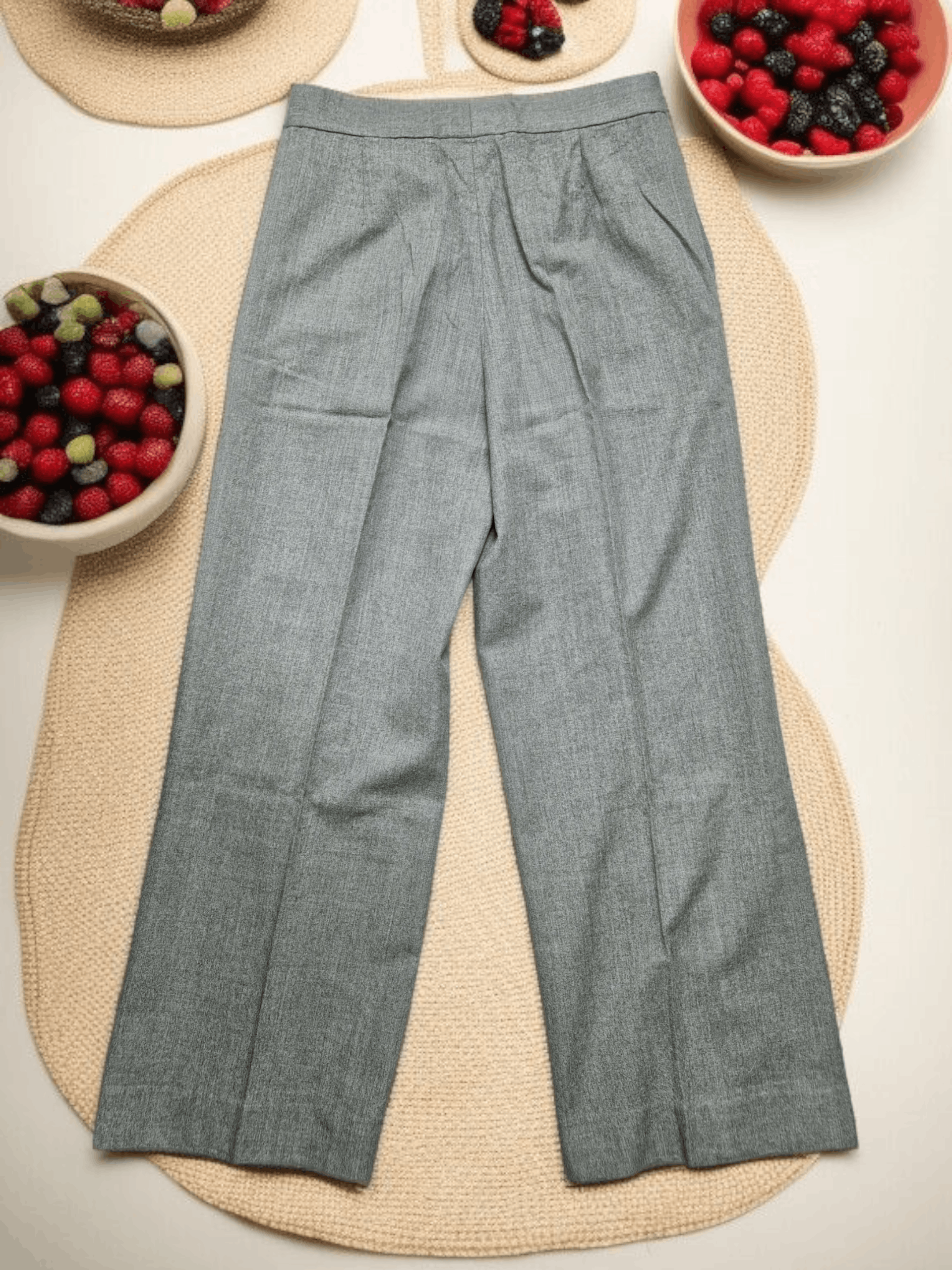 Polo Ralph Lauren Polo Ralph Lauren Pleated Wool Herringbone High Waist Size 27" / US 4 / IT 40 - 3 Thumbnail