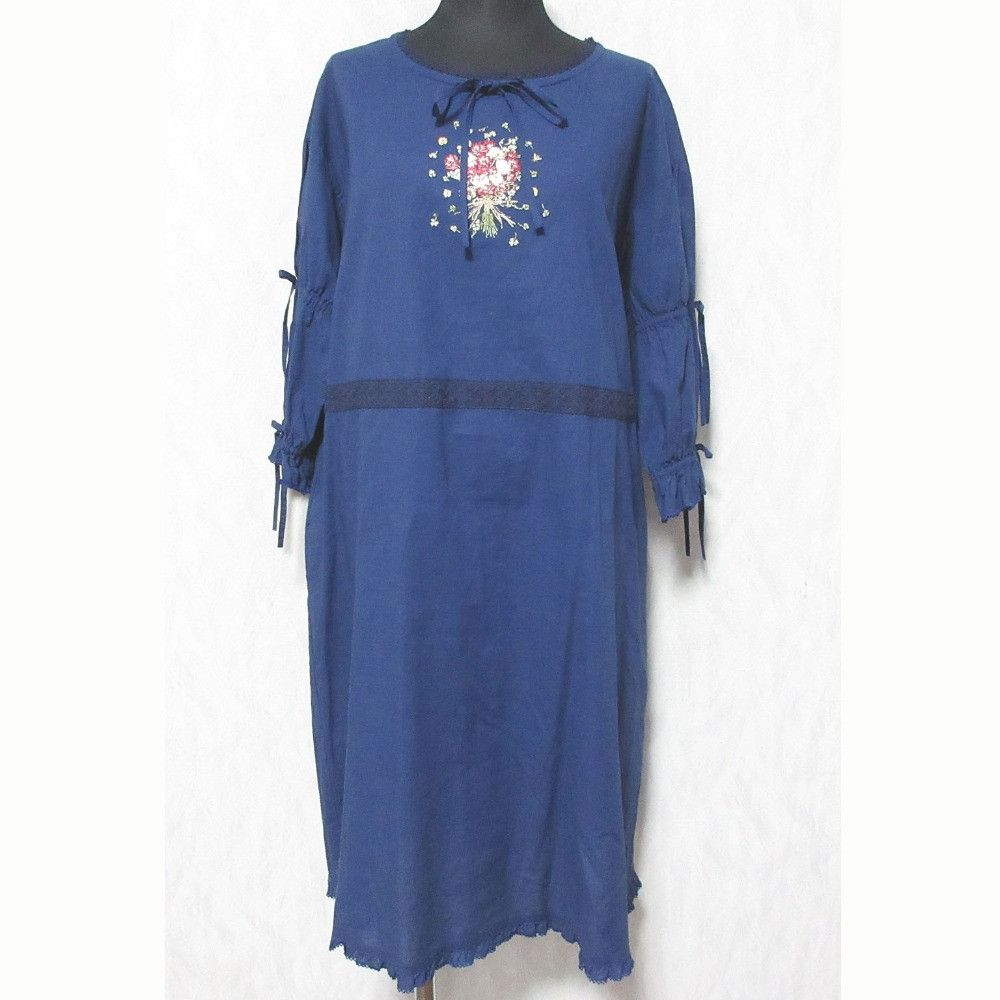 Other Other PINK HOUSE Clover Embroidered Linen Cotton Tunic Textile Tops A2103FBY664 DUTY FREE for USA Size ONE SIZE - 1 Thumbnail
