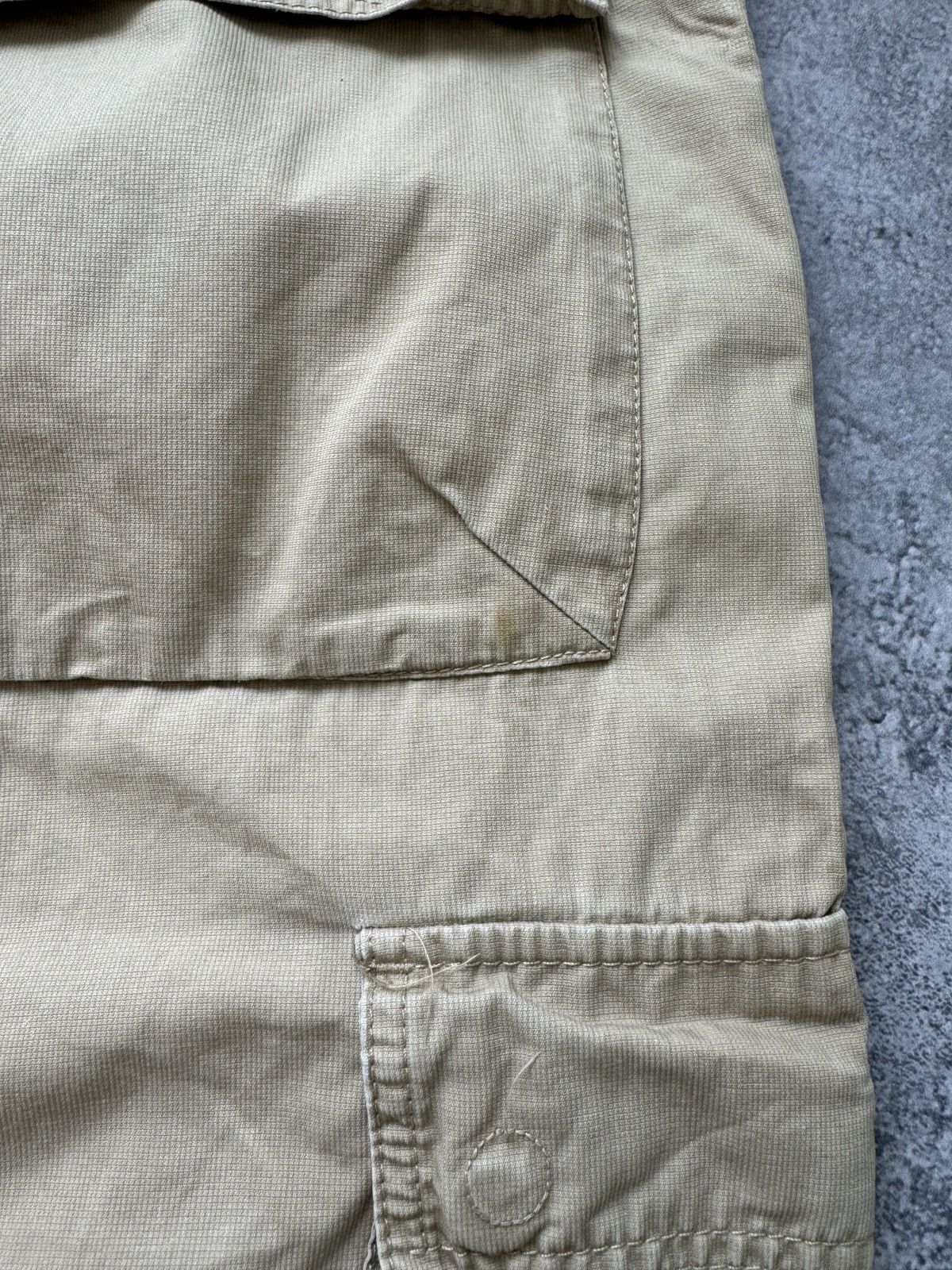 Nike × Vintage Vintage 90s Nike Baggy Cargo Shorts size L Size US 34 / EU 50 - 9 Thumbnail