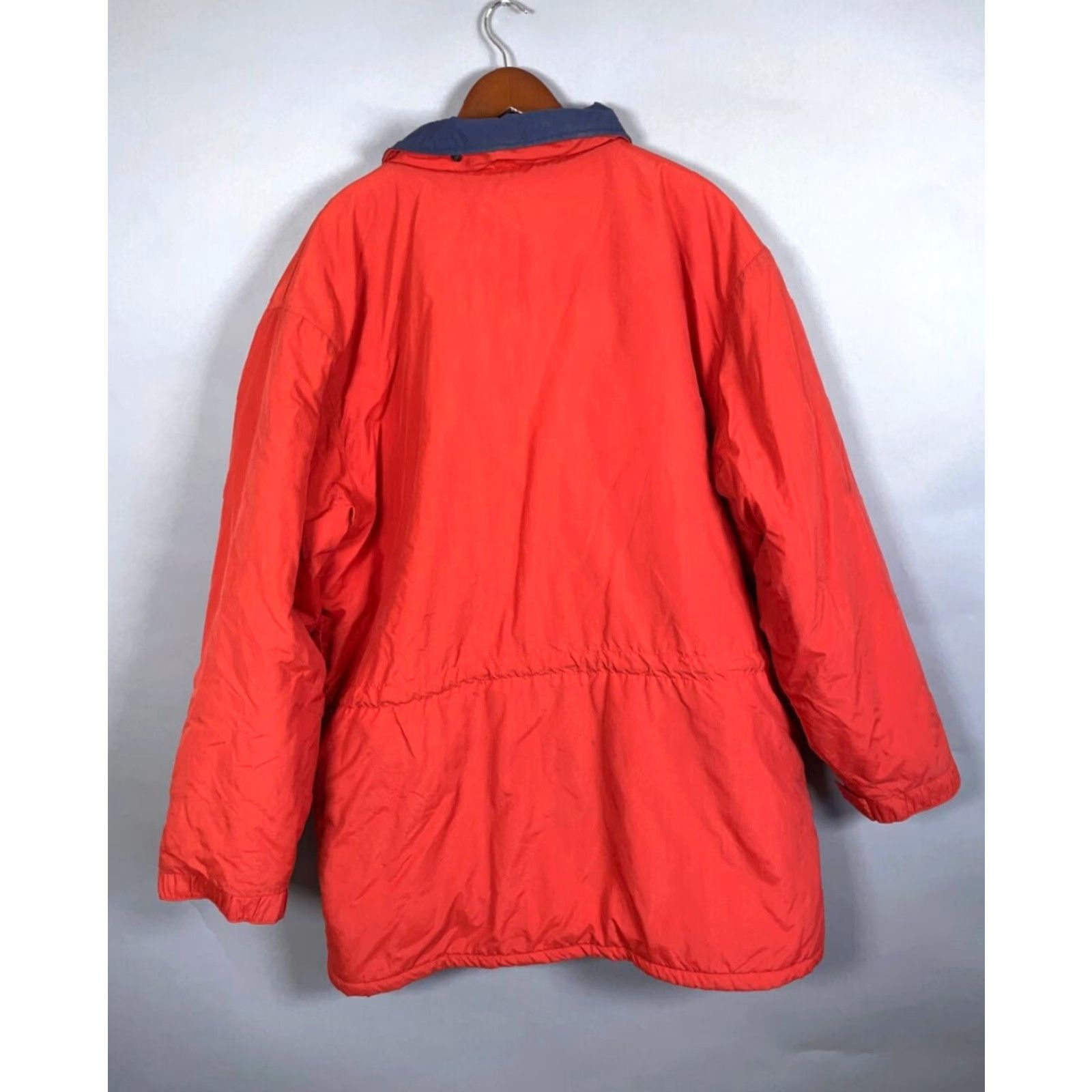 Vintage VINTAGE L.L. Bean Parka Jacket Mens XL Tall Orange Red Zip Up Size US XL / EU 56 / 4 - 2 Thumbnail