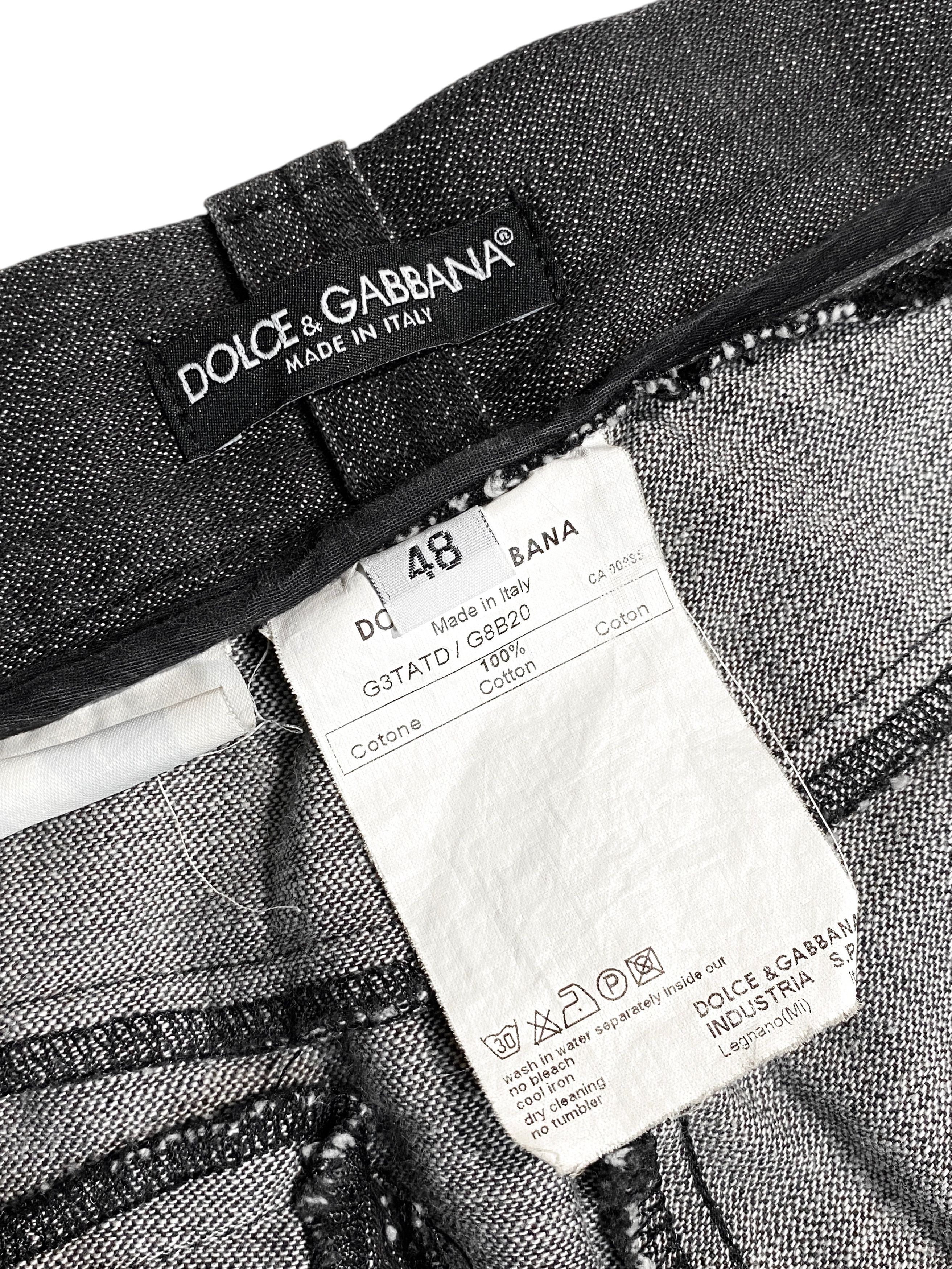 Dolce & Gabbana Dolce & Gabbana DG Logo Denim Washed Classic Straight Jeans Size US 32 / EU 48 - 8 Thumbnail