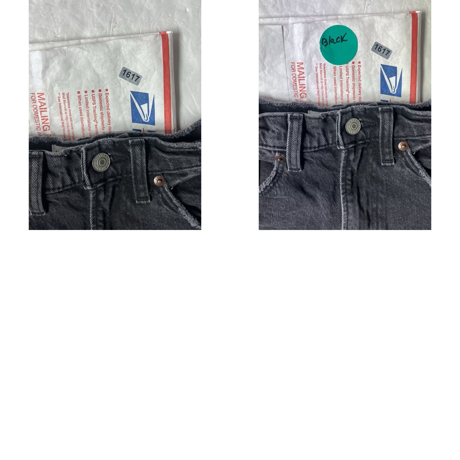 Abercrombie & Fitch Abercrombie & Fitch The Mom Short High Rise Black Denim Cutoff Shorts Size 25/0 Womens Regular 5-Pocket Grunge Casual Streetwear Size 42" / US 20 - 9 Thumbnail