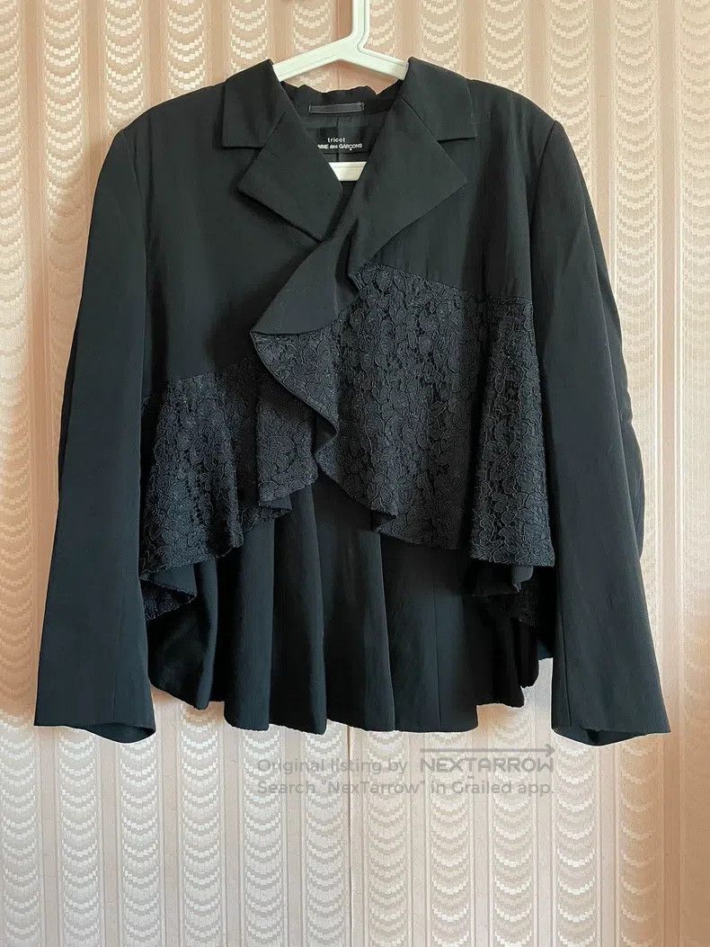 Comme des Garcons Comme Des Garcons Black women's patchwork wool coat, jacke Size M / US 6-8 / IT 42-44 - 1 Thumbnail