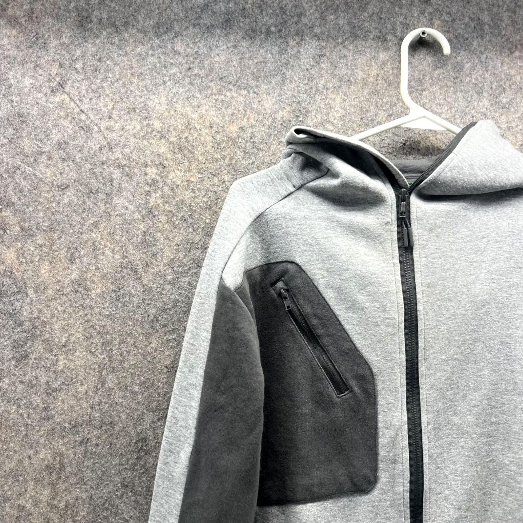 Vintage VINTAGE Levelwear Sweater Medium Adult Heather Gray Full Zip Hoodie Cotton Sweatshirt Size US M / EU 48-50 / 2 - 3 Thumbnail