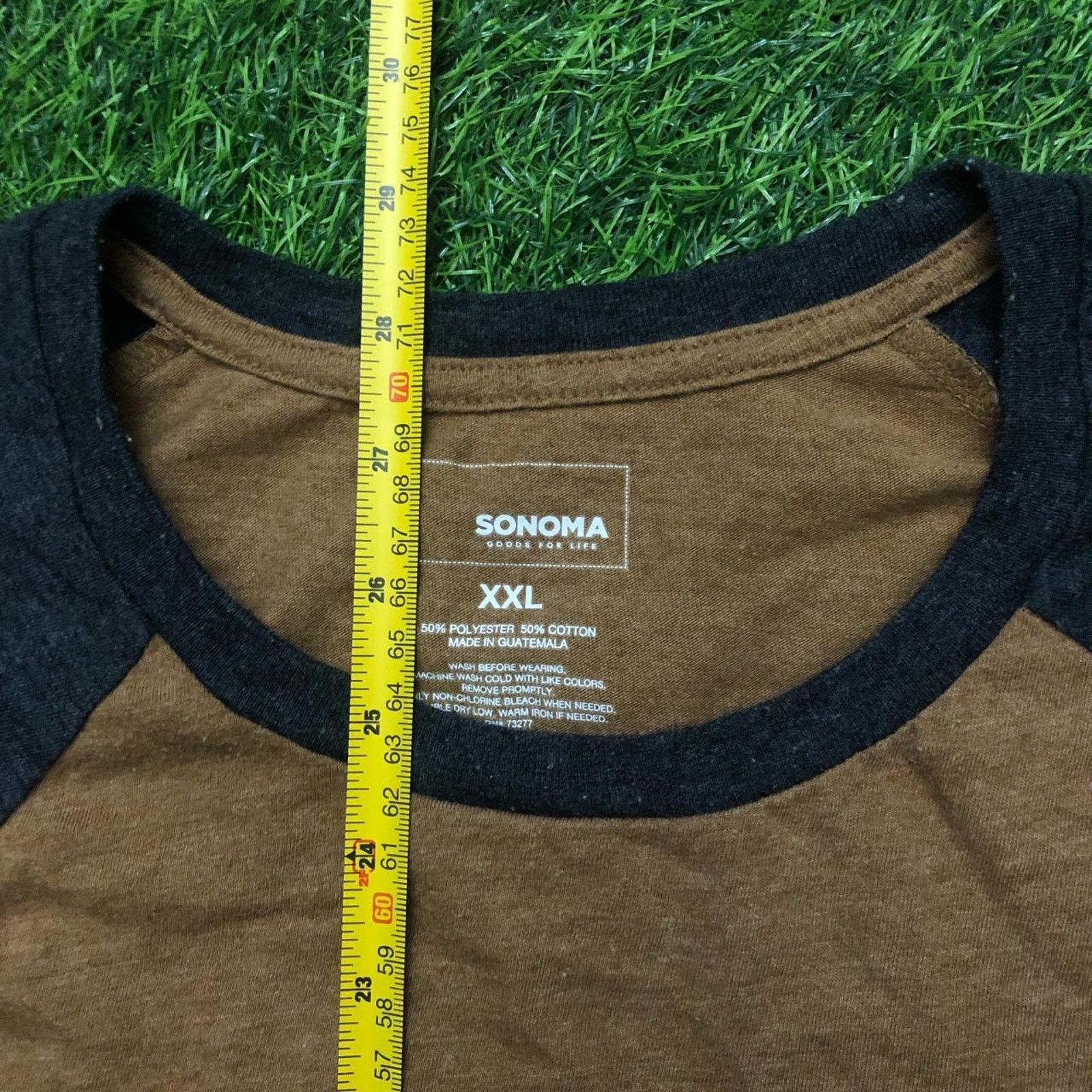 Sonoma Men’s Khaki/Navy Two Tone Sonoma Tee Size US XXL / EU 58 / 5 - 3 Thumbnail