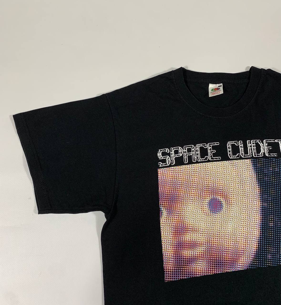Fruit Of The Loom Space Cudet Vintage Black T-shirt Size US L / EU 52-54 / 3 - 4 Thumbnail