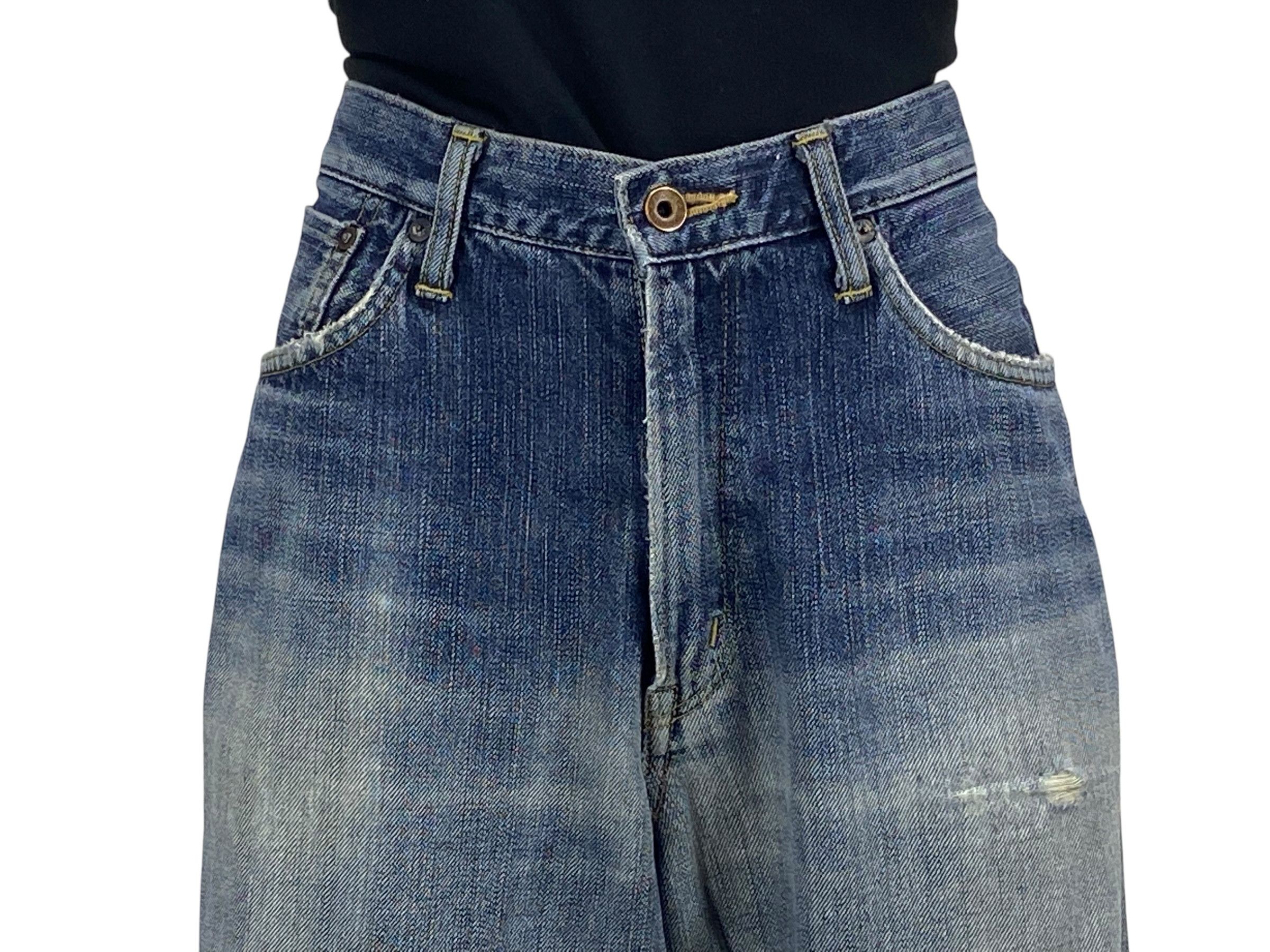 Edwin Edwin Selvedge Denim Jeans Distressed Selvedge Pants Japan Size US 32 / EU 48 - 3 Thumbnail