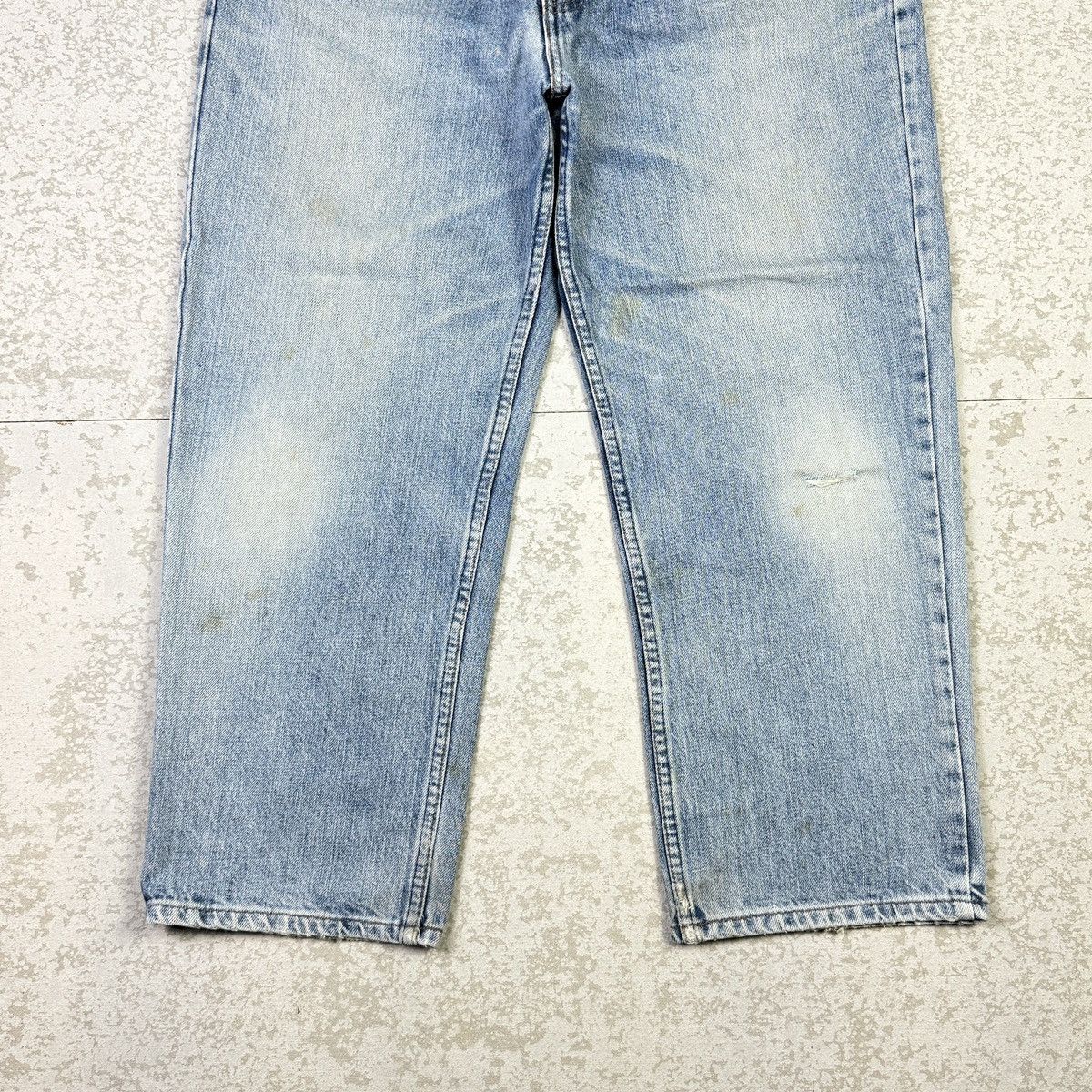 If Six Was Nine × Levi's × Vintage 💥Vintage 90s Levis 503 Distressed Light Blue Jean Size US 34 / EU 50 - 6 Thumbnail