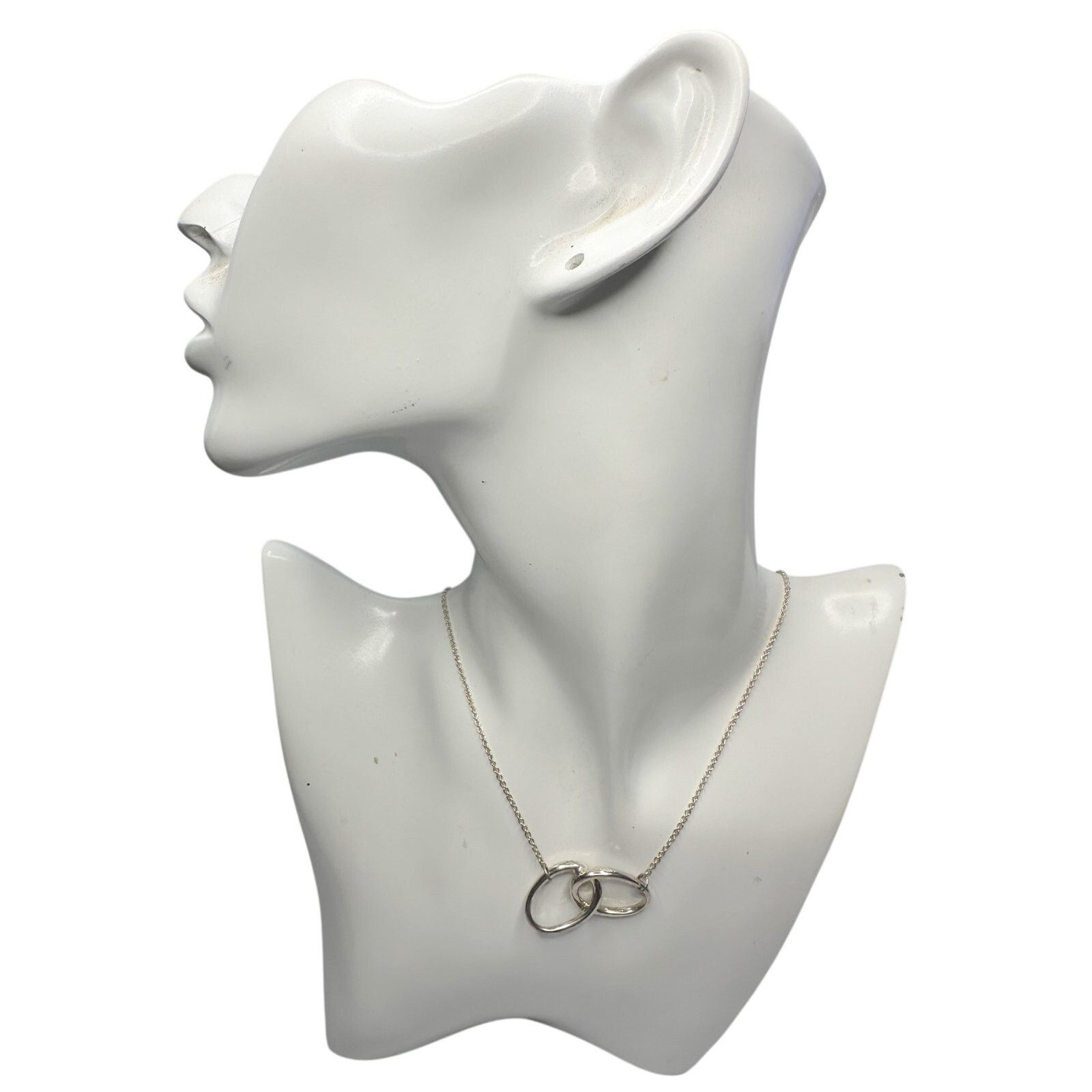 Tiffany & Co. Tiffany and Co Elsa Peretti Large Double Loop Necklace 15" Size ONE SIZE - 15 Thumbnail