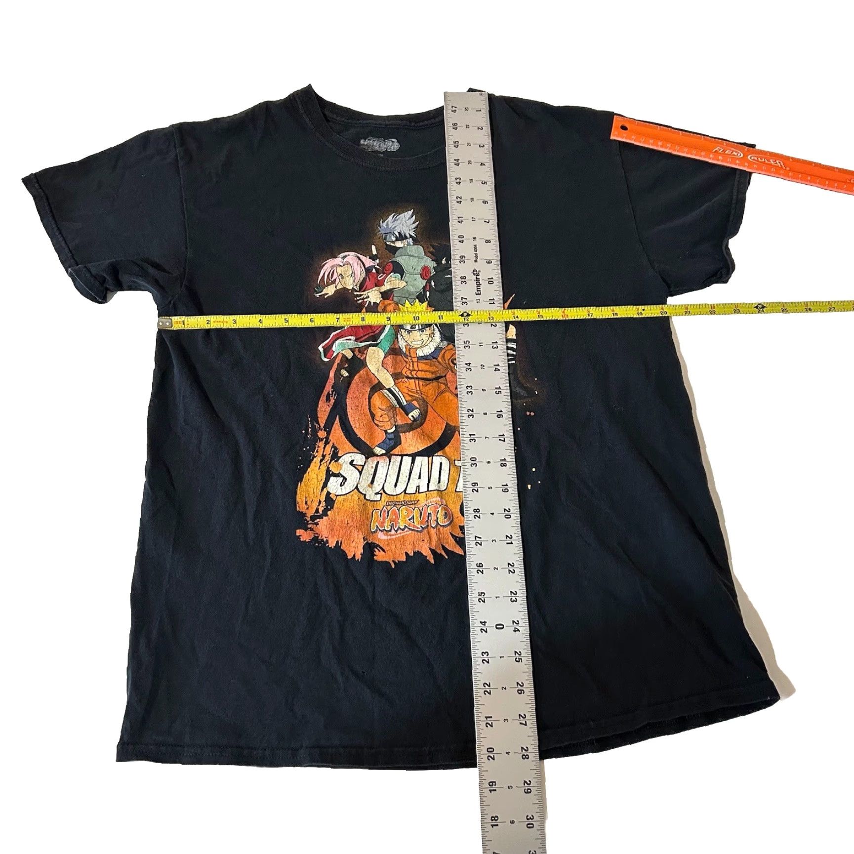 Vintage VINTAGE Naruto Shonen Jump Squad 7 Shirt Mens L Black Viz Logo Graphic Print USA 2002 Anime Shirt Mens Size US L / EU 52-54 / 3 - 4 Thumbnail