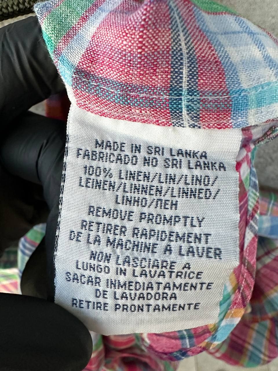 Linea Polo Ralph Lauren Vintage 100% Linen Shirt Plaid Size US XL / EU 56 / 4 - 11 Thumbnail