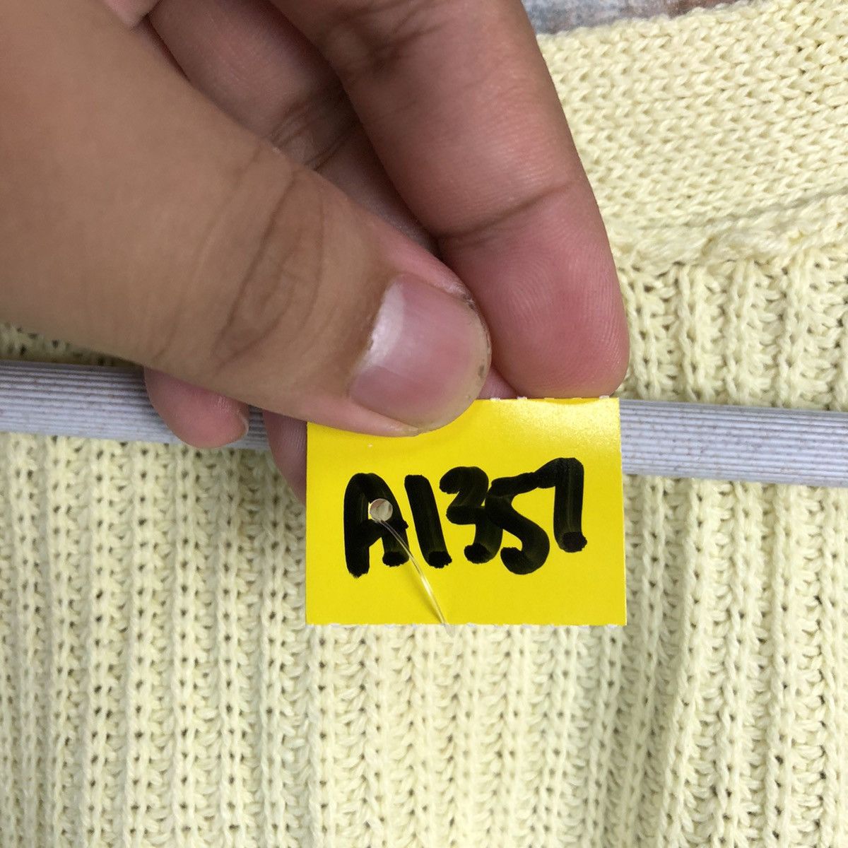 Japanese Brand Cepo Aatt Yellow Cardigan Knitwear #A1358 Size M / US 6-8 / IT 42-44 - 11 Thumbnail