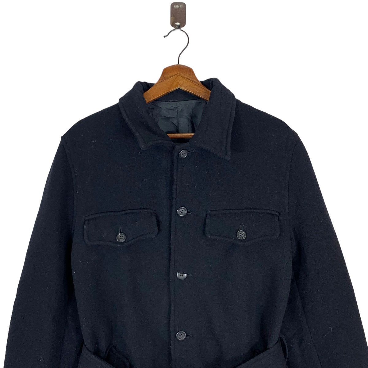 Tornado Mart Designer Tornado Mart Wool Belt Button Jacket Size US L / EU 52-54 / 3 - 4 Thumbnail