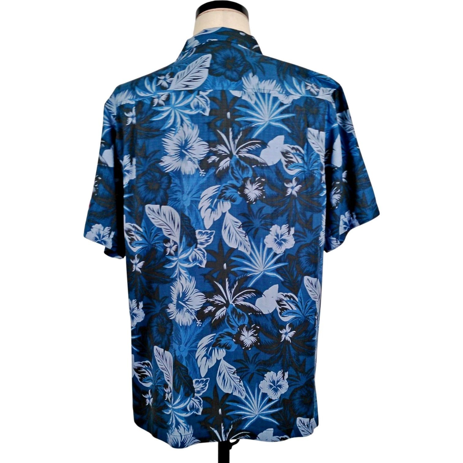 Tommy Bahama Tommy Bahama NE Patriot Hawaiian Silk S/S Button Down Shirt Size US M / EU 48-50 / 2 - 3 Thumbnail