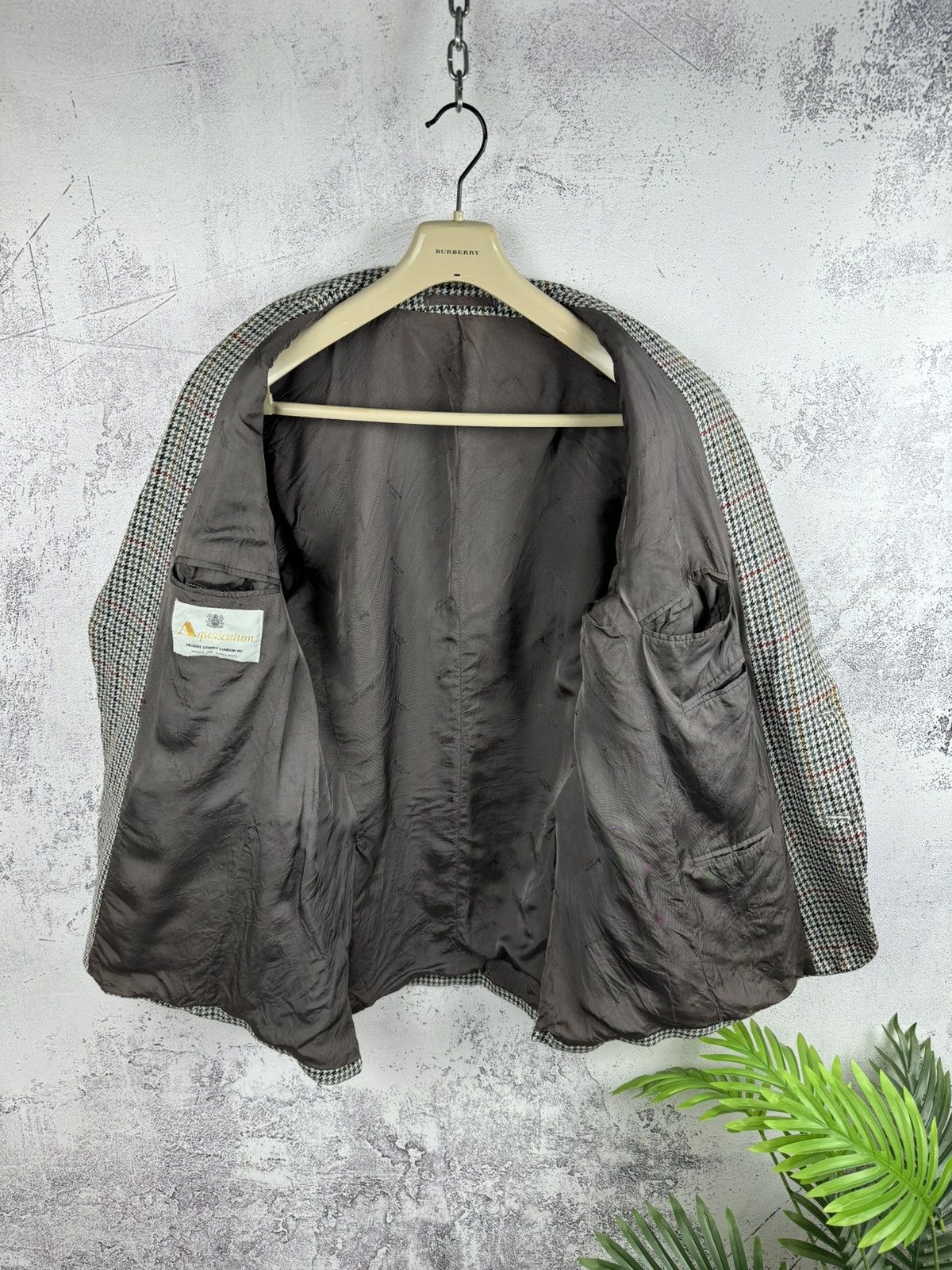 Aquascutum × Vintage AQUASCUTUM BLAZER REGENT STREET LONDON IN MADE IN ENGLAND Size 42R - 11 Thumbnail