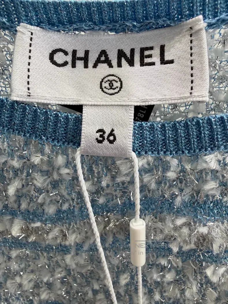 Chanel Chanel Blue diamond buckle suspender vest Size XS / US 0-2 / IT 36-38 - 4 Thumbnail