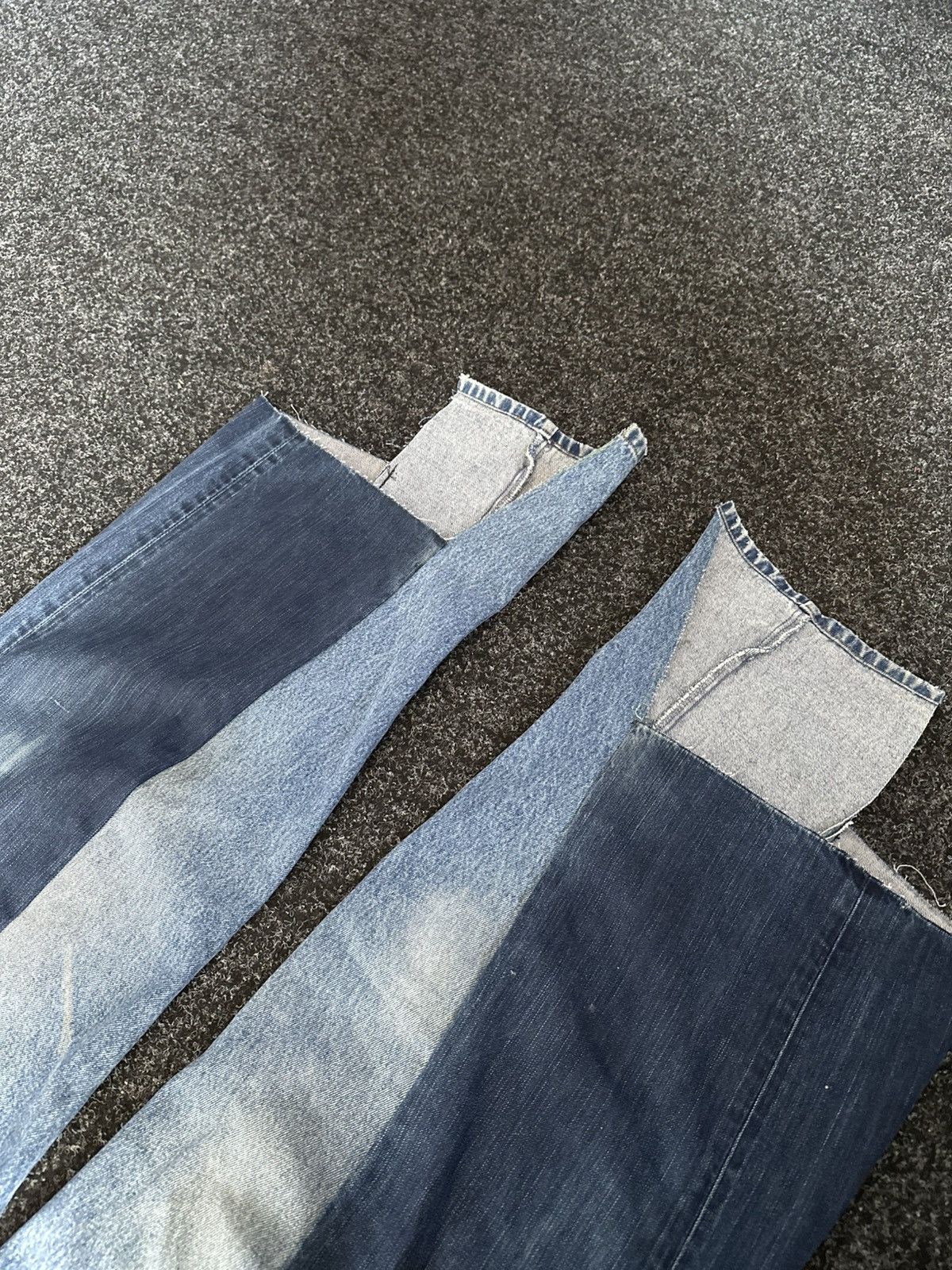 If Six Was Nine × Levi's 🚨GRAIL CUSTOM DENIM JEANS 2in1 ULTRA BAGGY Y2K JAPANESE STYL Size US 32 / EU 48 - 6 Thumbnail