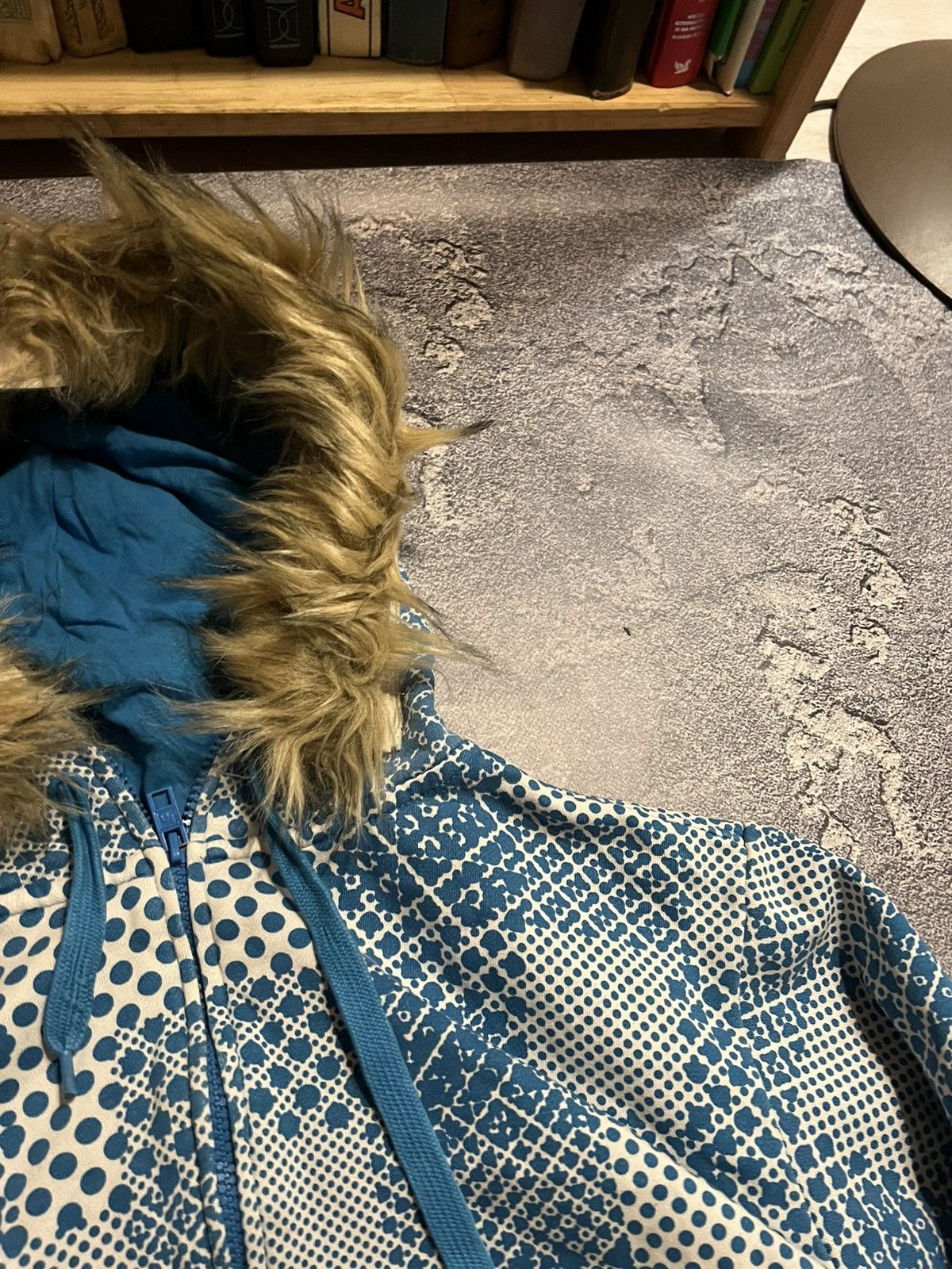 Japanese Brand Number Nine Style Y2K Zip / Archive Glamour With Fur Drip Size US M / EU 48-50 / 2 - 8 Thumbnail