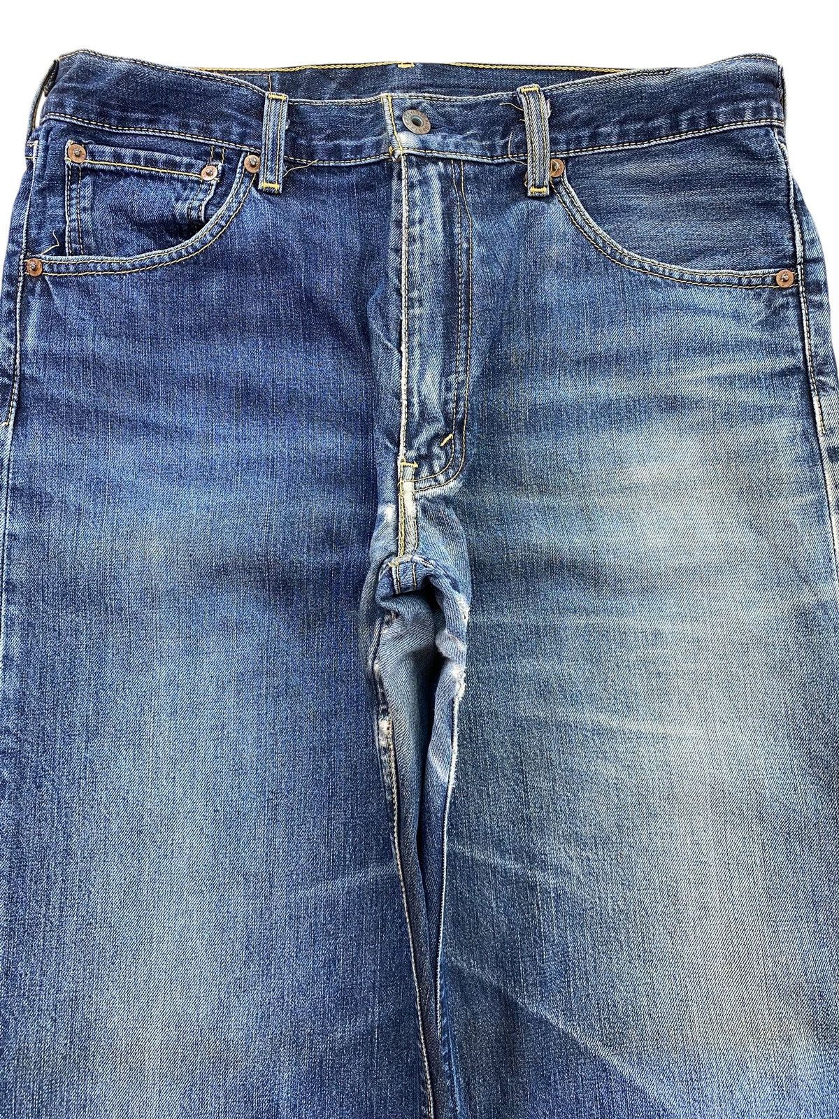 Levi's Levi’s Blue Wash Style Straight Leg Jeans Size US 33 - 2 Thumbnail