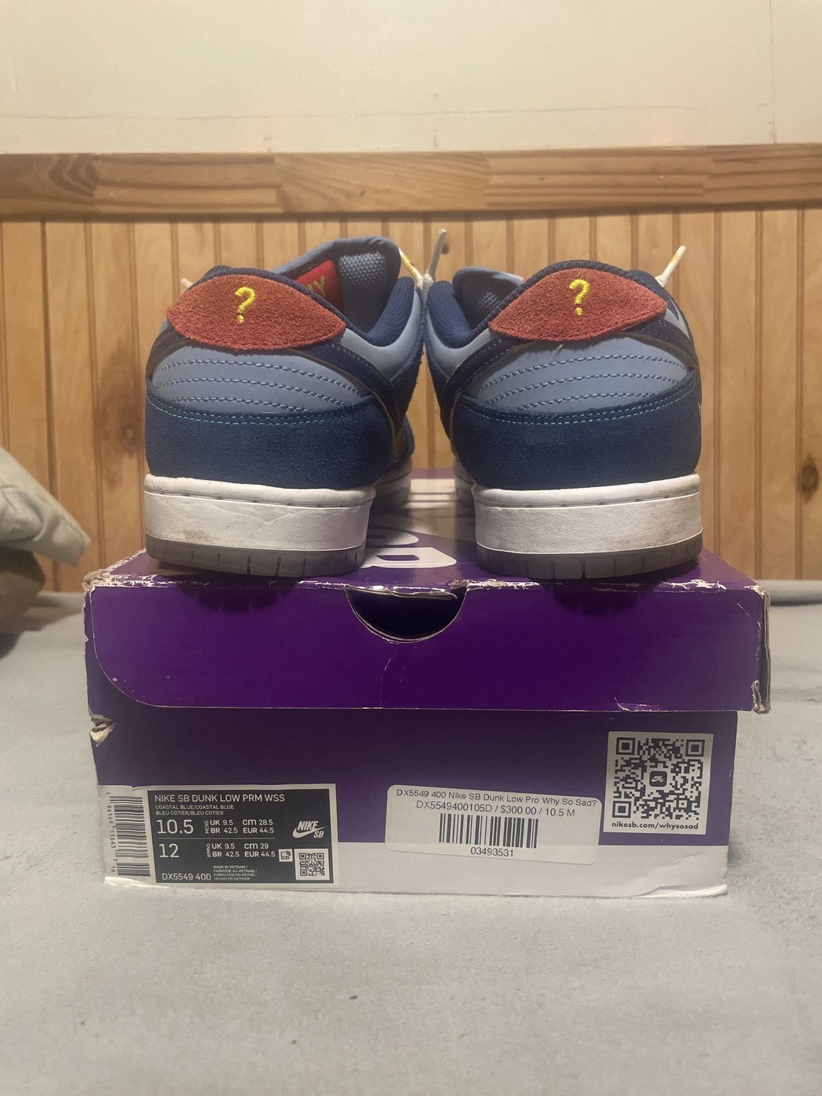 Nike Nike Dunk “Why So Sad” Size US 10.5 / EU 43-44 - 9 Thumbnail
