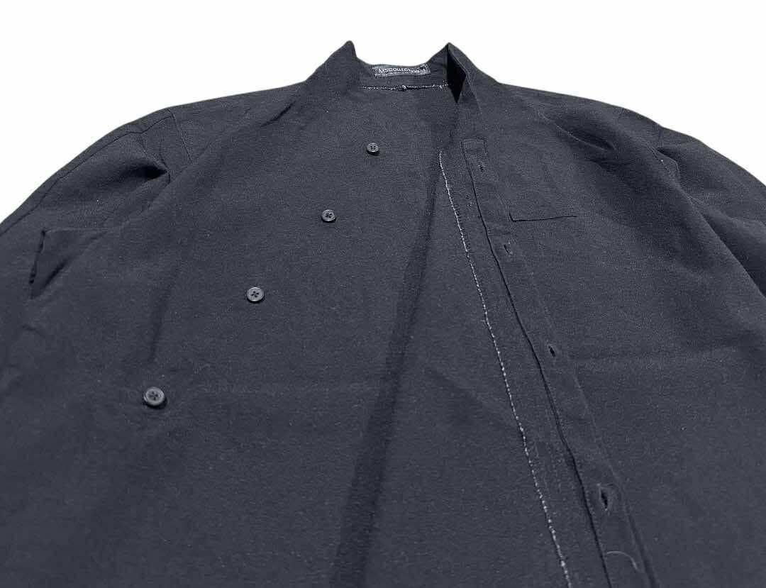 Japanese Brand 🔥Vintage M’s Collection Kimono Shirt Diagonal Hidden Buttons Size US L / EU 52-54 / 3 - 5 Thumbnail