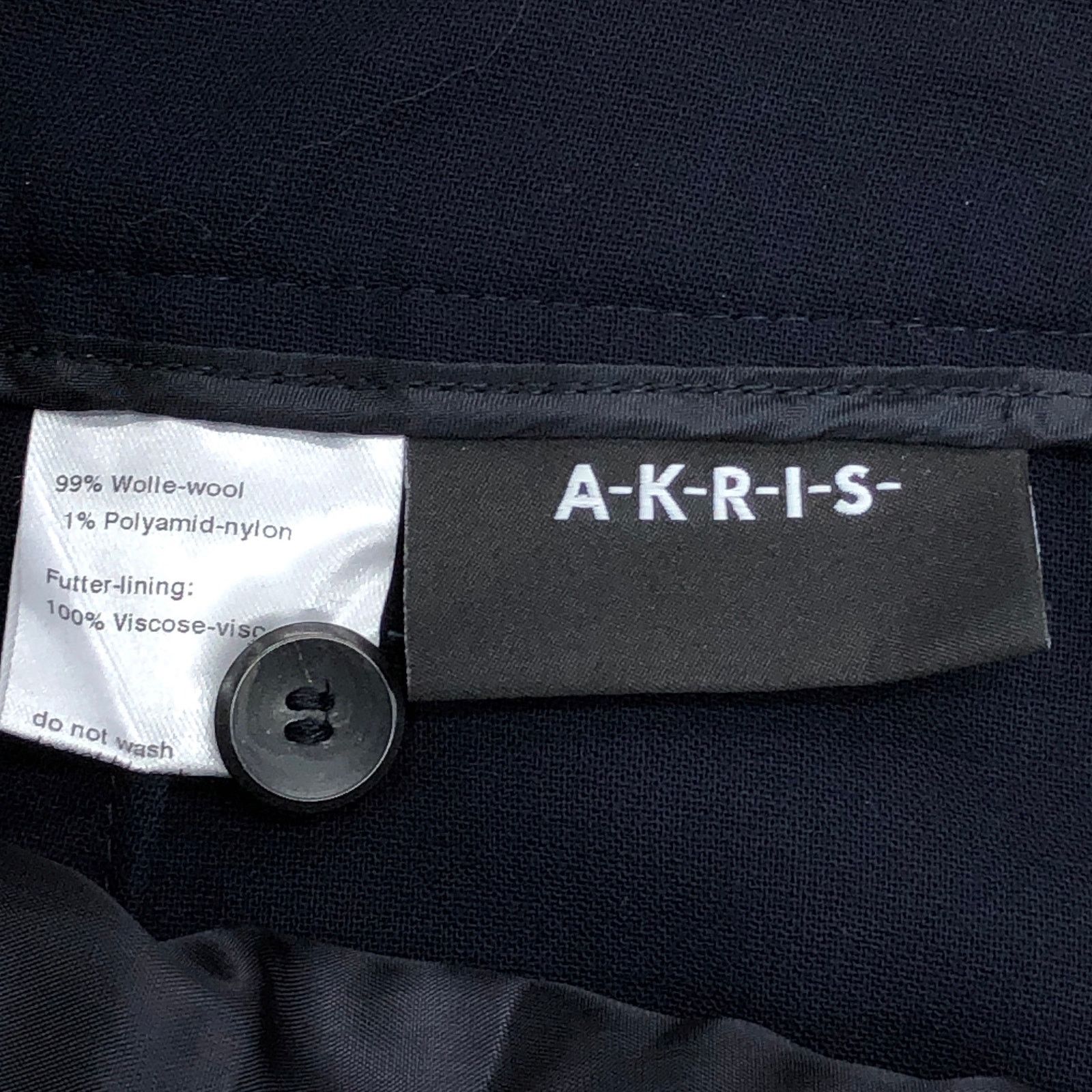 Akris Akris Size 10 Pants Melvin Navy Blue Double Faced Wool NEW Size 32" / US 10 / IT 46 - 9 Thumbnail