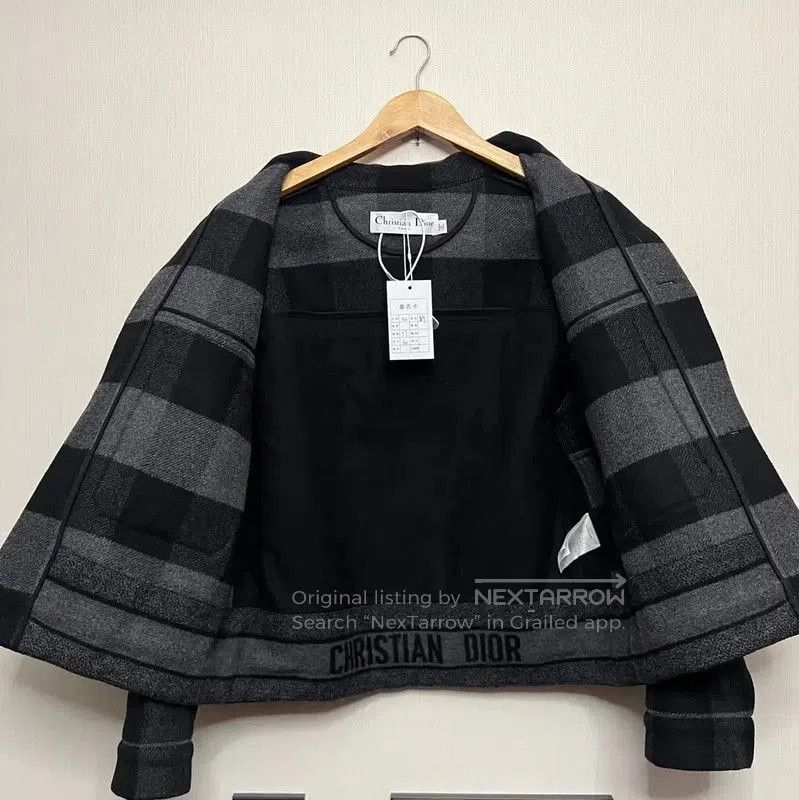 Dior Dior Black and Gray Wool Men's Jacket . Size US M / EU 48-50 / 2 - 3 Thumbnail