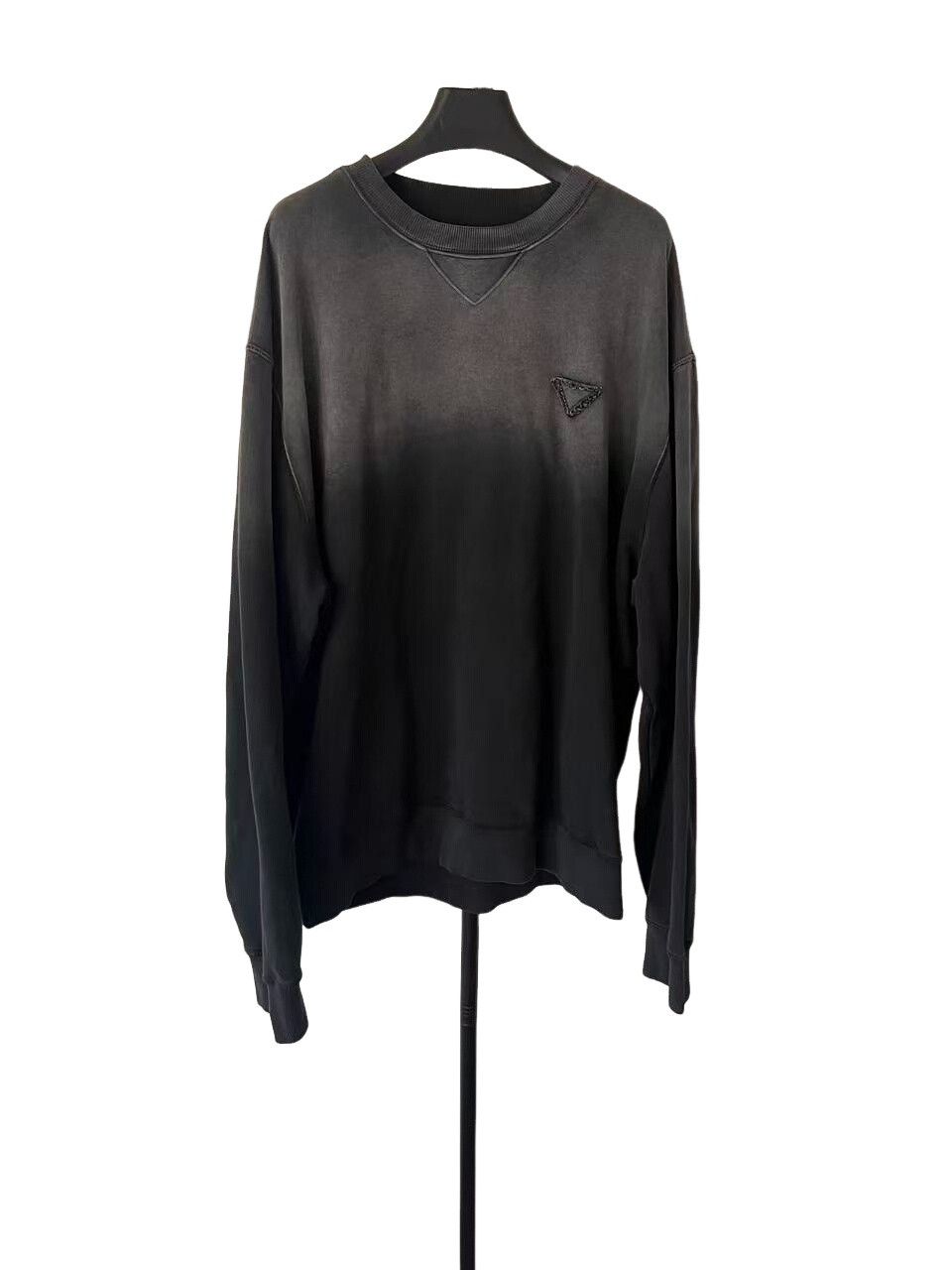 Prada Prada Gradient Triangle Logo Sweatshirt Size XL Size US XL / EU 56 / 4 - 1 Thumbnail