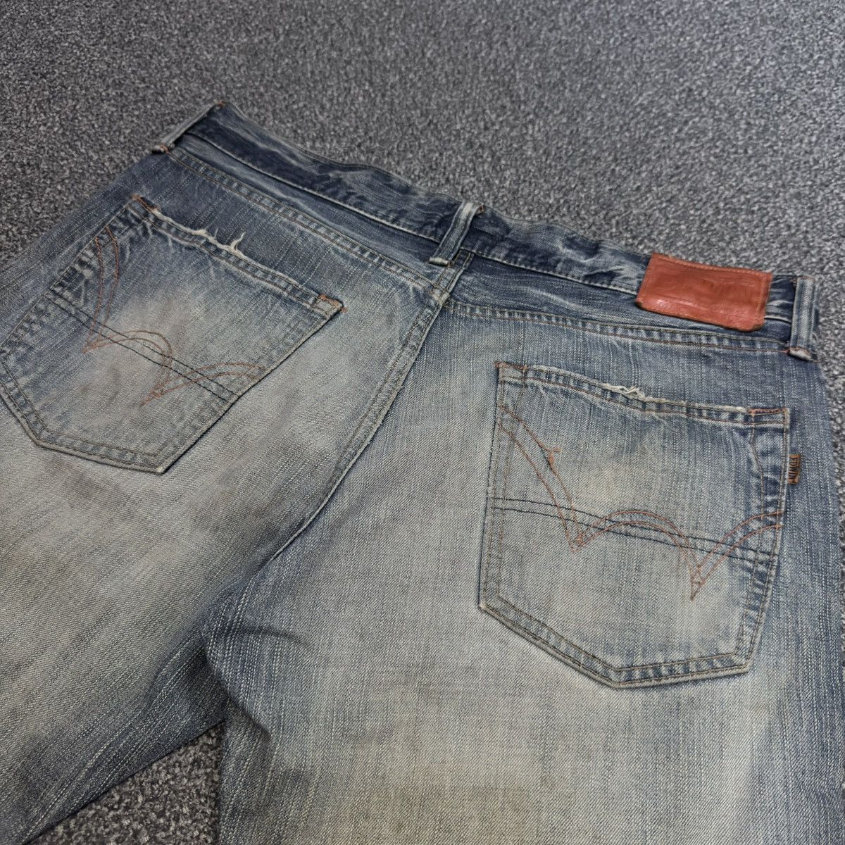 Kapital Flared ‼️ Japanese Denim Edwin 505 Dirty Washed Distressed Size US 33 - 8 Thumbnail