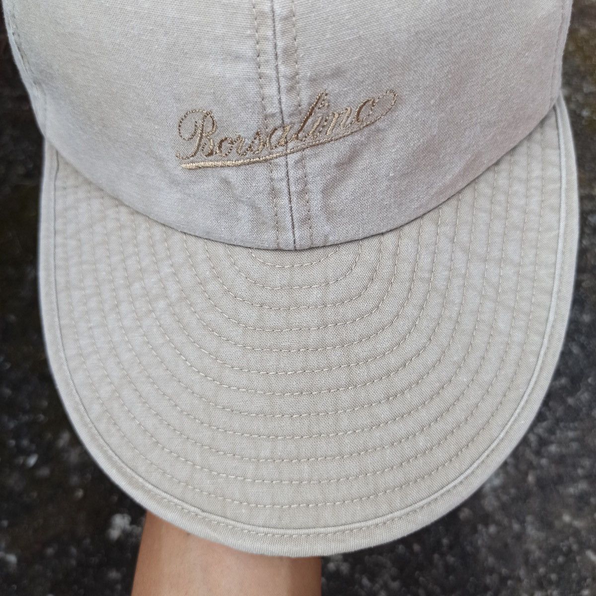 Borsalino × Vintage Rare Vintage Borsalino Italy Hat Size ONE SIZE - 11 Thumbnail