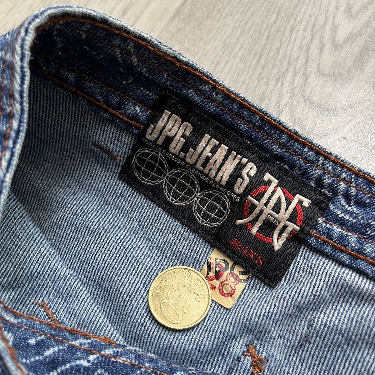 Jean Paul Gaultier Vintage JPG Jean Paul Gaultier Jeans Rare Printed Jeans Size US 28 / EU 44 - 3 Thumbnail