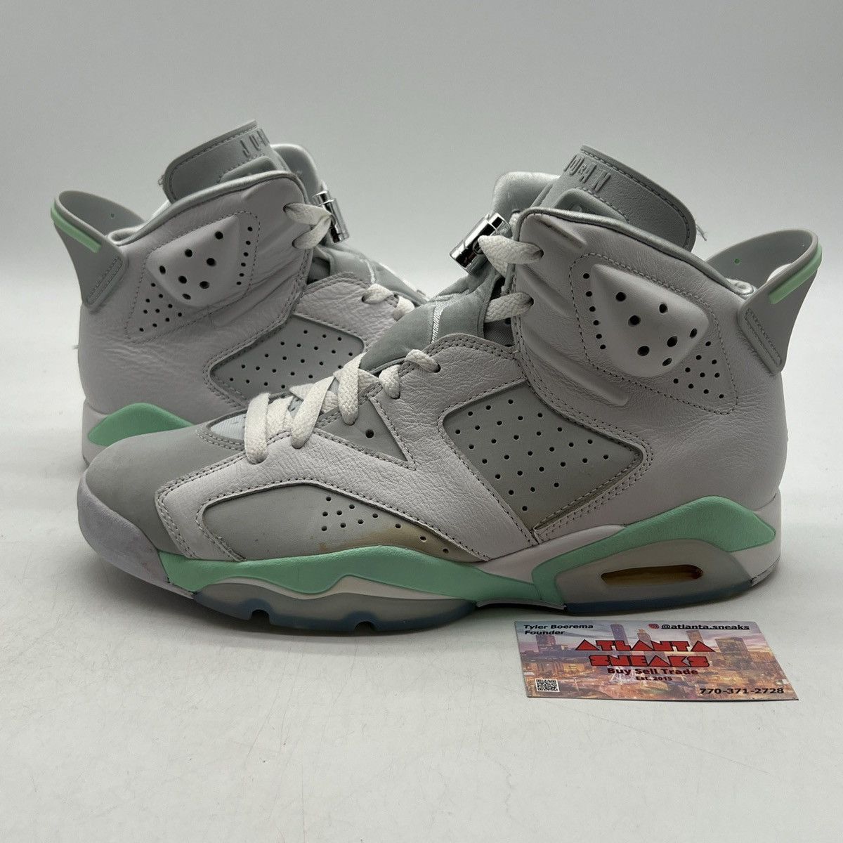 Jordan Brand Air Jordan 6 mint foam Size US 9.5 / EU 42-43 - 1 Thumbnail
