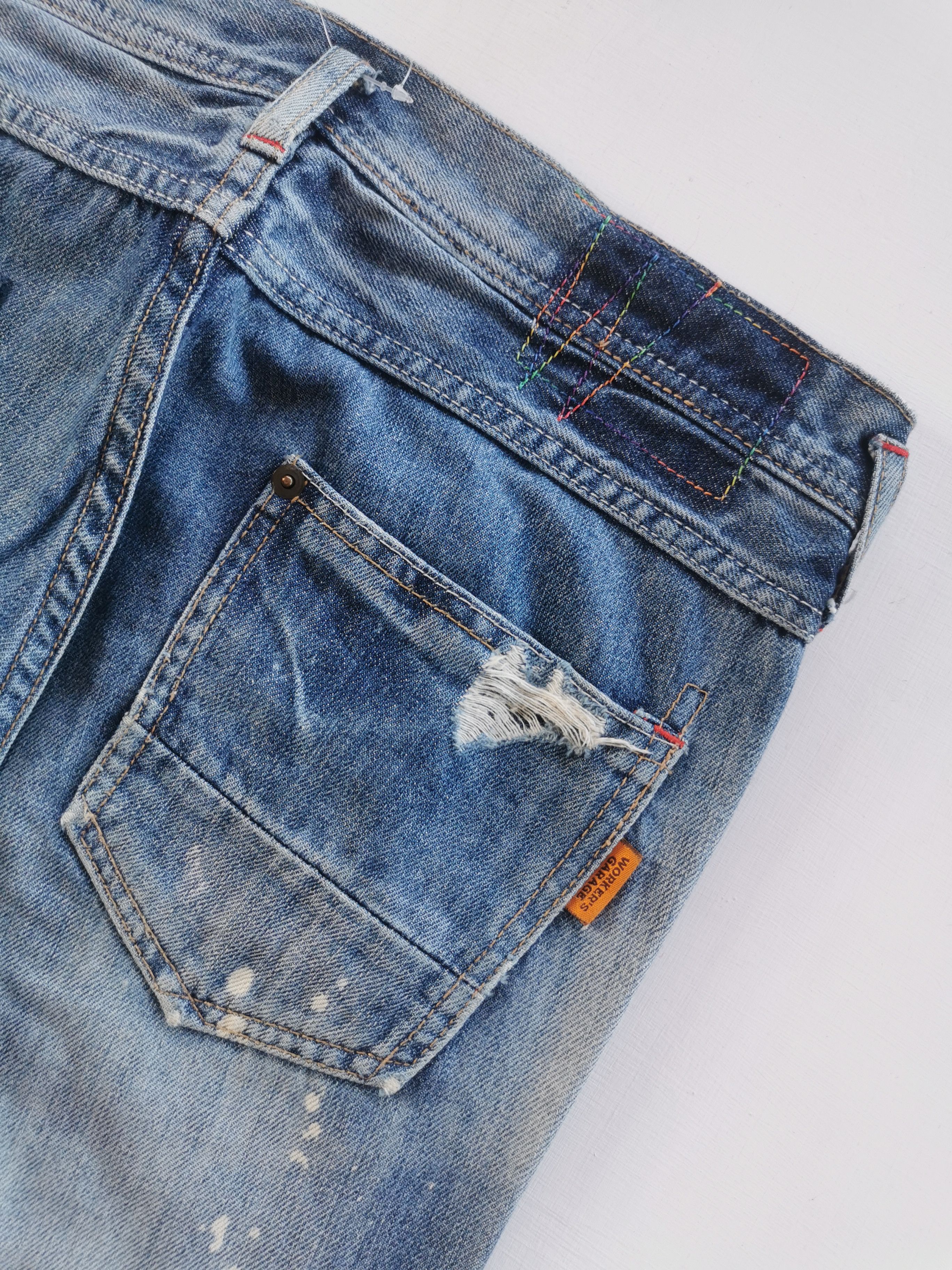 Kapital Distressed Jeans Style Kapital 31x31 Size US 31 - 11 Thumbnail