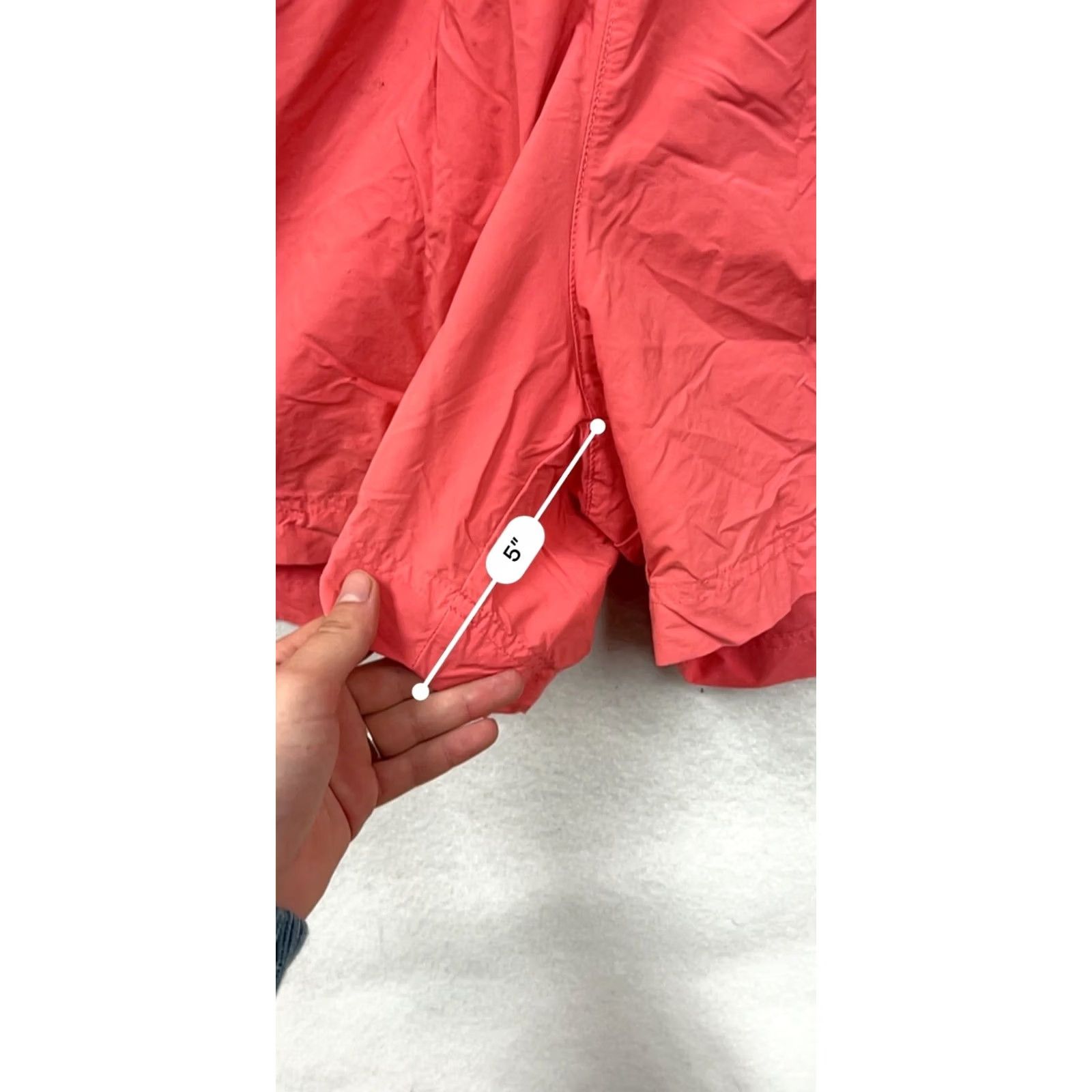 Vintage Columbia Womens Quick-Dry Nylon Shorts Size L Red Athletic Short, Back Pocket, Lightweight, Elastic Waistband, Pre-Owned Like New, Womens L Size 36" / US 14 / IT 50 - 8 Thumbnail