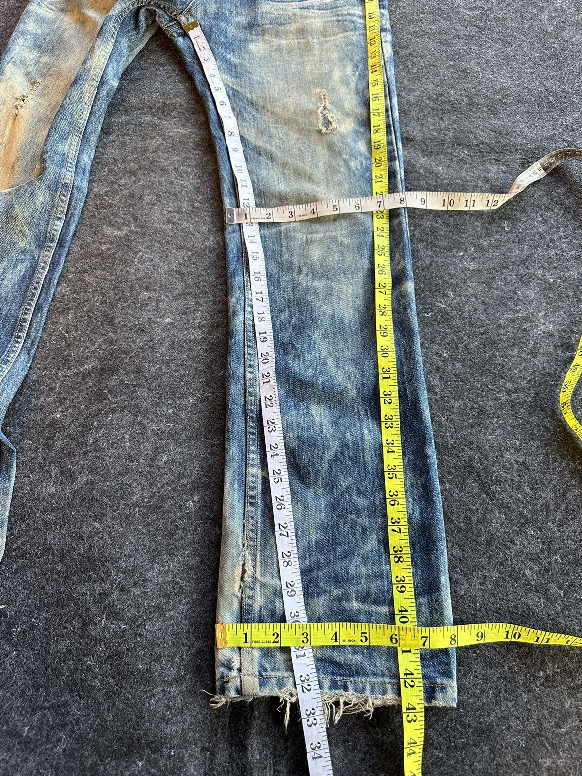 14th Addiction 🔥 Iconic Gipsy Bleach Washed Design Denim Size 32 D491 Size US 32 / EU 48 - 18 Thumbnail