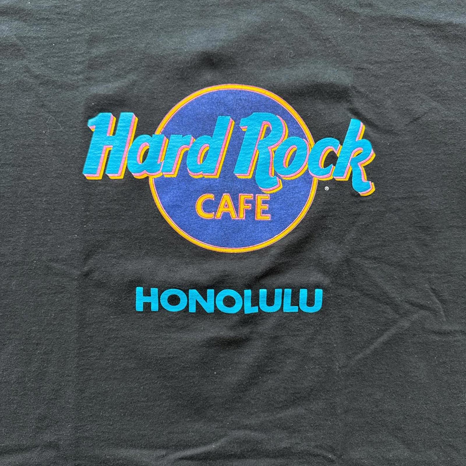 Hard Rock Cafe Hard Rock Cafe Honolulu Vintage 90's Single Stitch T-Shirt Size US L / EU 52-54 / 3 - 3 Thumbnail