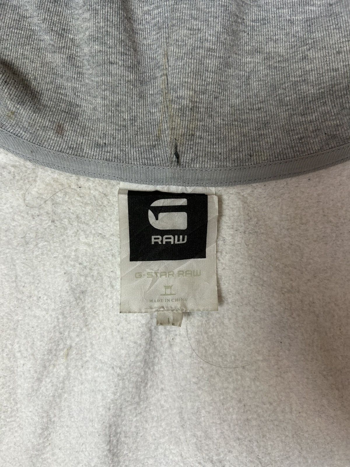 G-Star G STAR RAW HOODIE ZIPPER SWEATER Size US L / EU 52-54 / 3 - 6 Thumbnail
