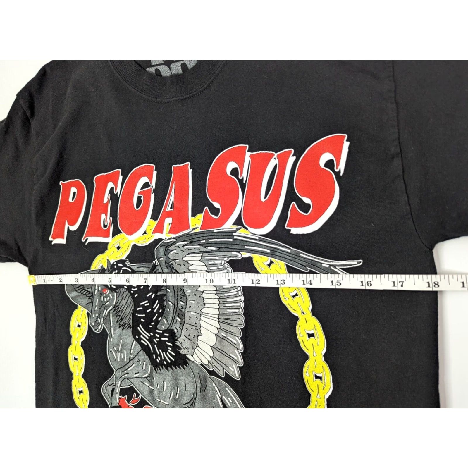 Vintage VINTAGE Trippie Redd 1400 Shirt Men T-Shirt Black Logo Pegasus Short Sleeve Crew Neck M Medium (All Seasons) Size US M / EU 48-50 / 2 - 6 Thumbnail