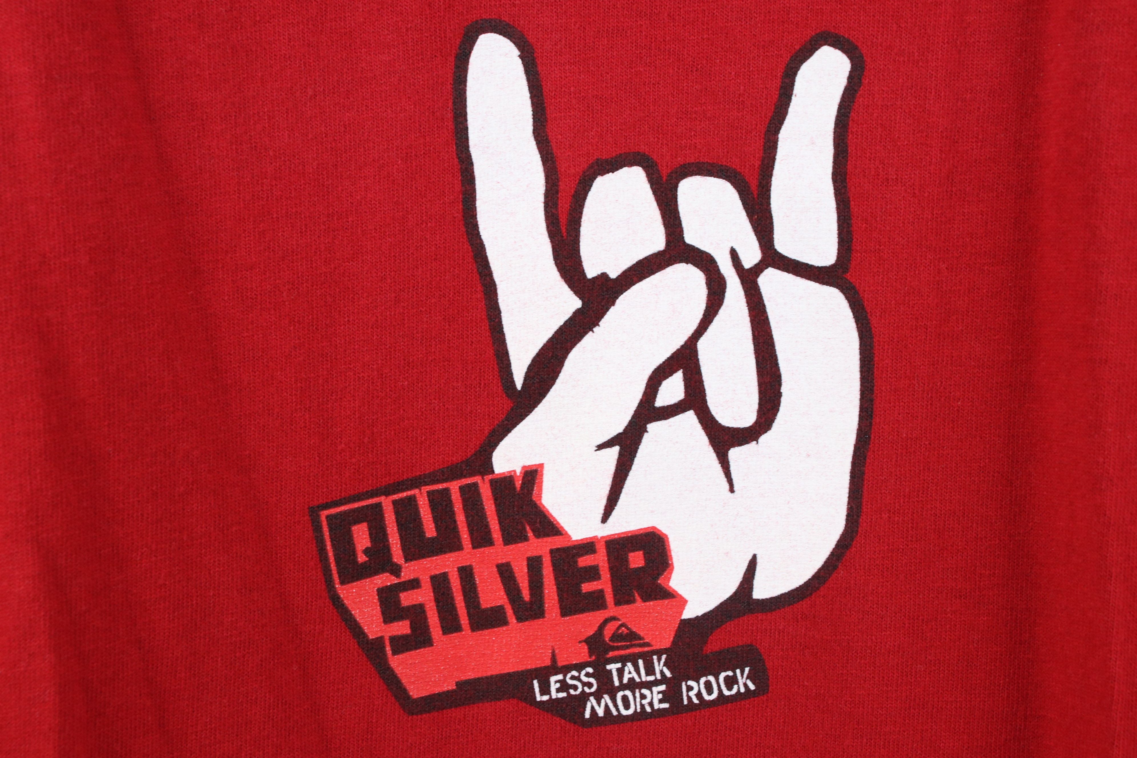 Quiksilver Vintage Quiksilver Surfing More Rock Long Sleeve T-Shirt Size US L / EU 52-54 / 3 - 4 Thumbnail