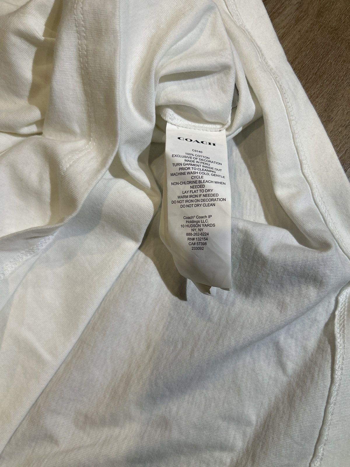 Coach Coach logo tshirt Size US L / EU 52-54 / 3 - 4 Thumbnail