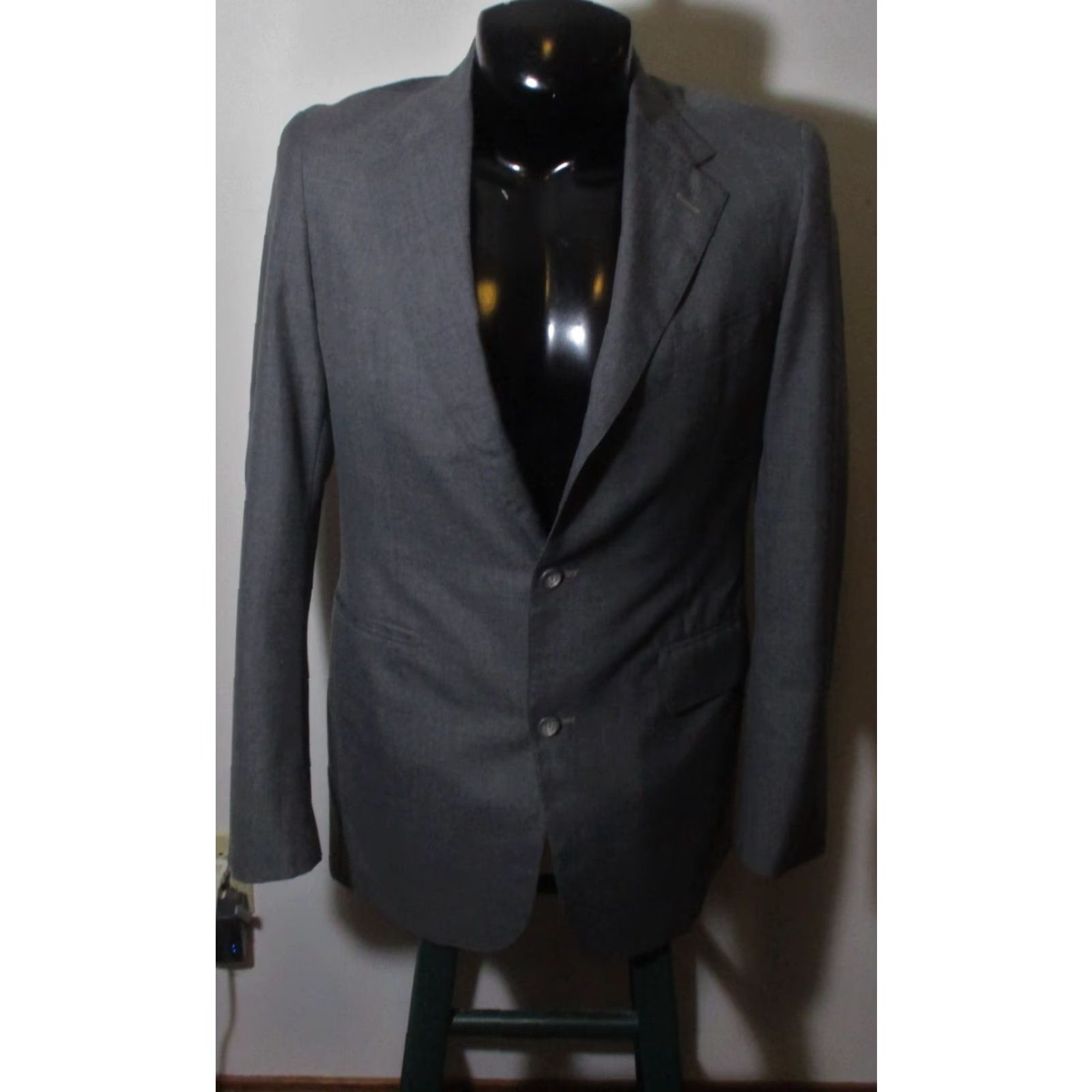 Brooks Brothers BROOKS BROTHERS Vintage Gray "Brooksgate" Blazer Suit Jacket 38L Blazer Mens Wool Size 38R - 2 Thumbnail