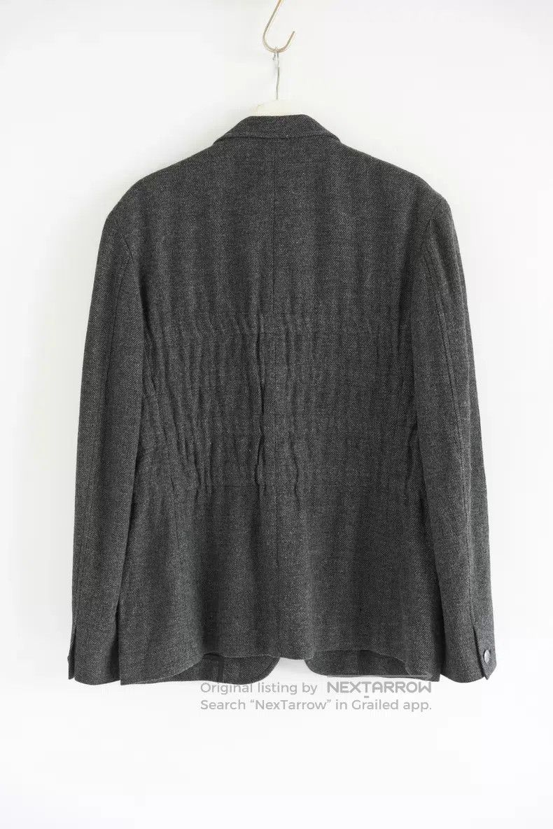 Yohji Yamamoto Yohji Yamamoto Size 3 05aw carved silver button pleated sui Size 40R - 2 Thumbnail