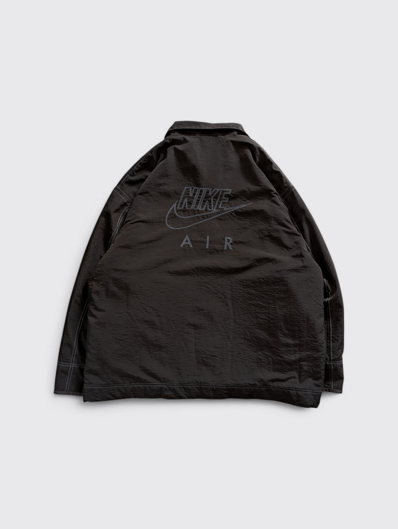 Nike Nike Air Brown Vintage Jacket Size US L / EU 52-54 / 3 - 1 Thumbnail