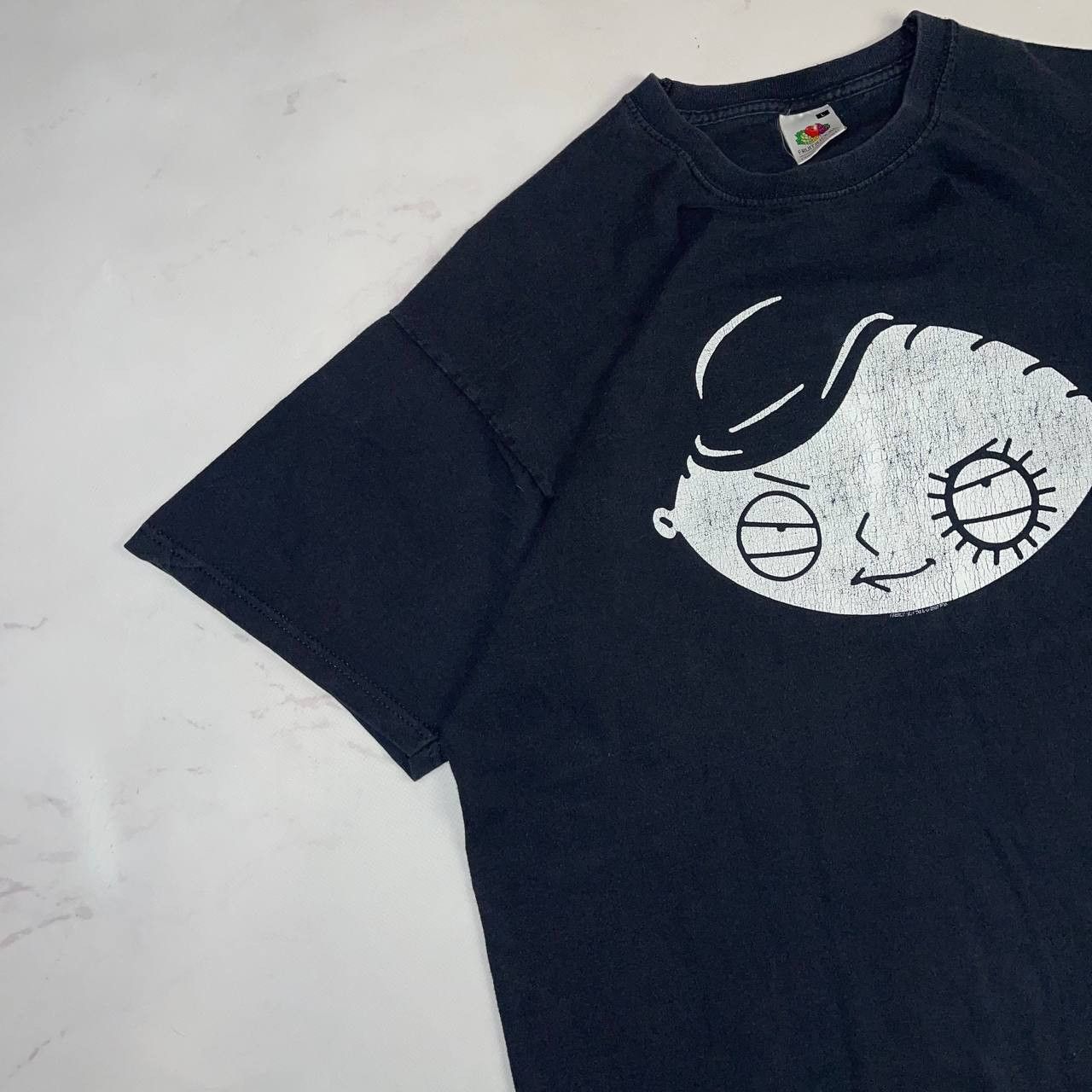 Vintage Vintage Y2K Stewie Griffin Faded Fruit of The Loom T shirt L Size US L / EU 52-54 / 3 - 4 Thumbnail