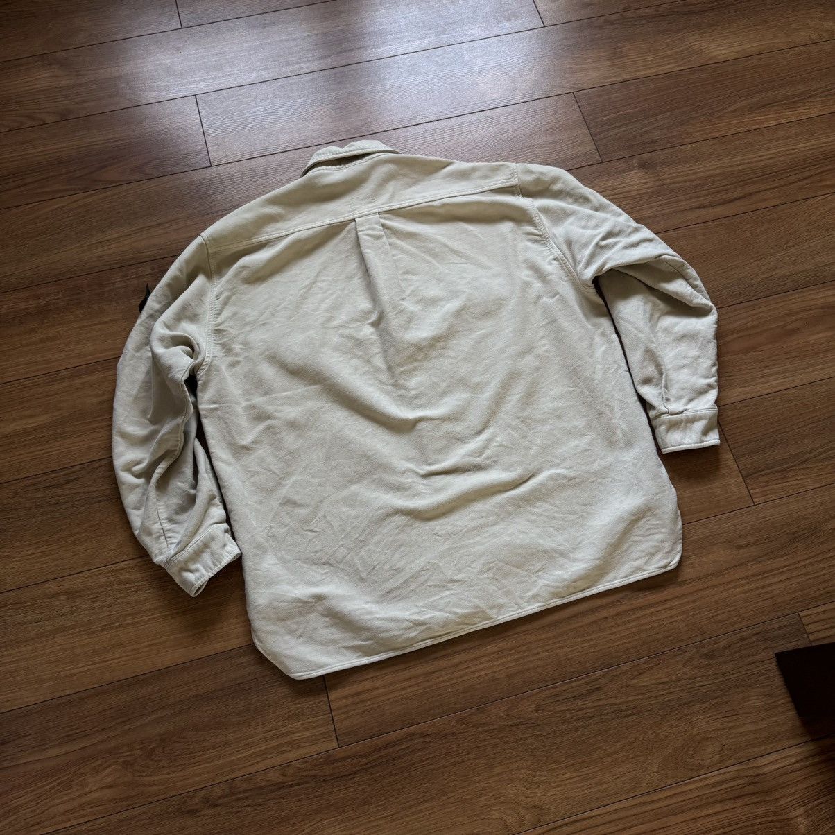 Stone Island Vintage 90s beige overshirt jackst Size US XL / EU 56 / 4 - 16 Thumbnail
