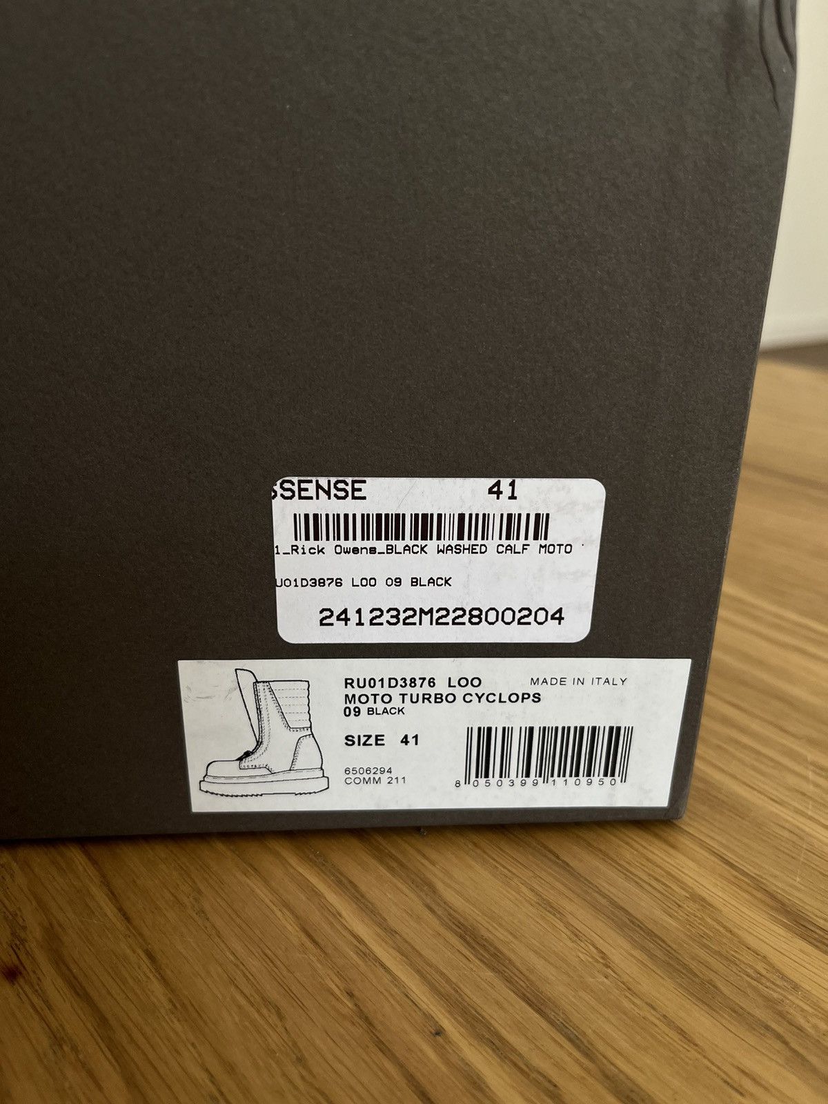 Rick Owens Rick Owens Moto Turbo Cyclops Boots Size US 8 / EU 41 - 8 Thumbnail