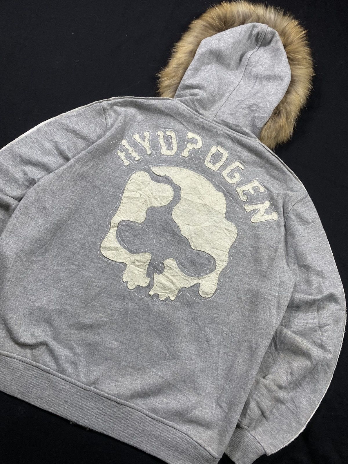 Hysteric Glamour Japanese Hydrogen Skull Zip Fur Hoodie Lgb ifsix style Size US XL / EU 56 / 4 - 4 Thumbnail